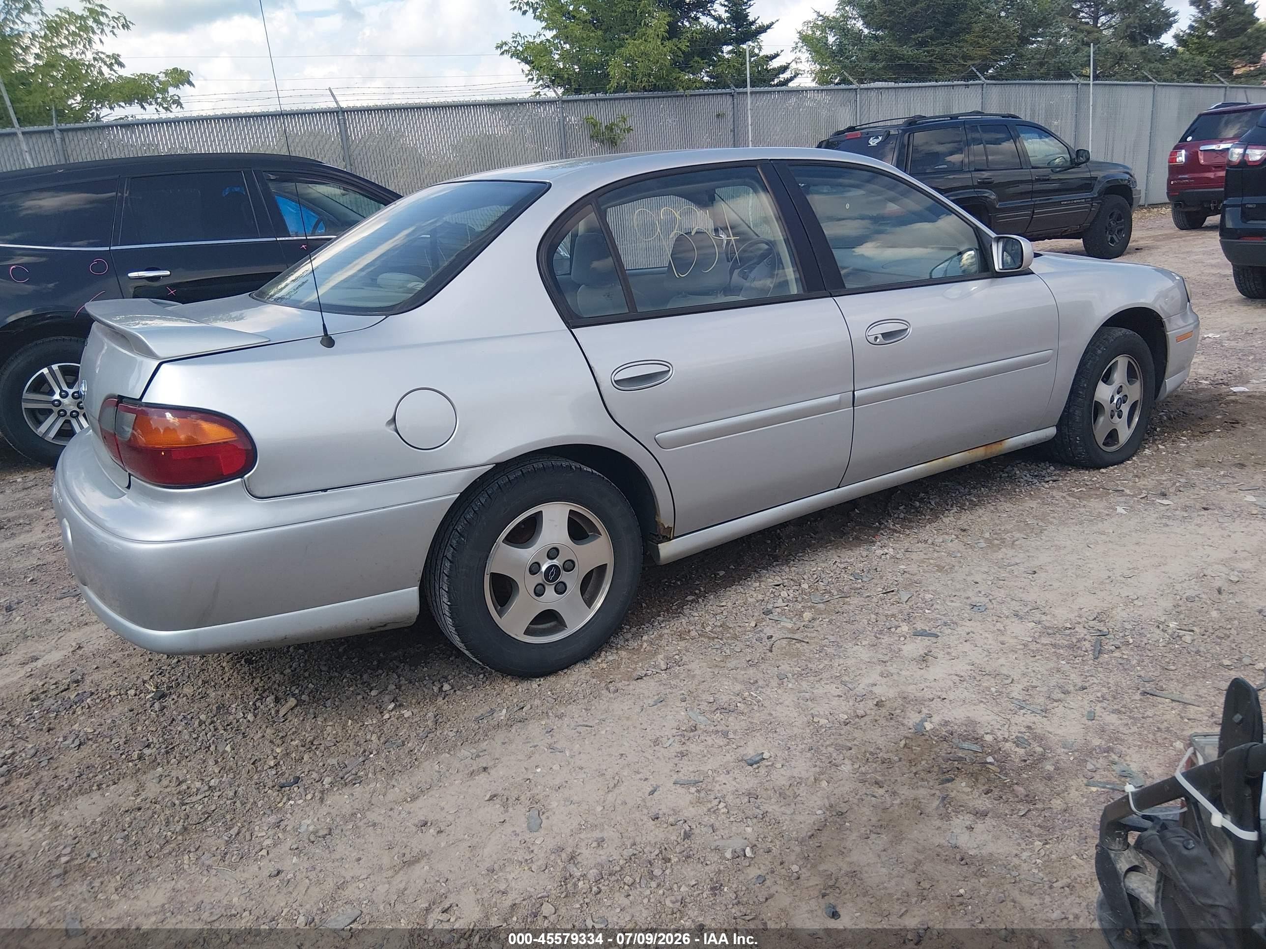 2003 Chevrolet Malibu Ls Silver vin: 1G1NE52J93M661056