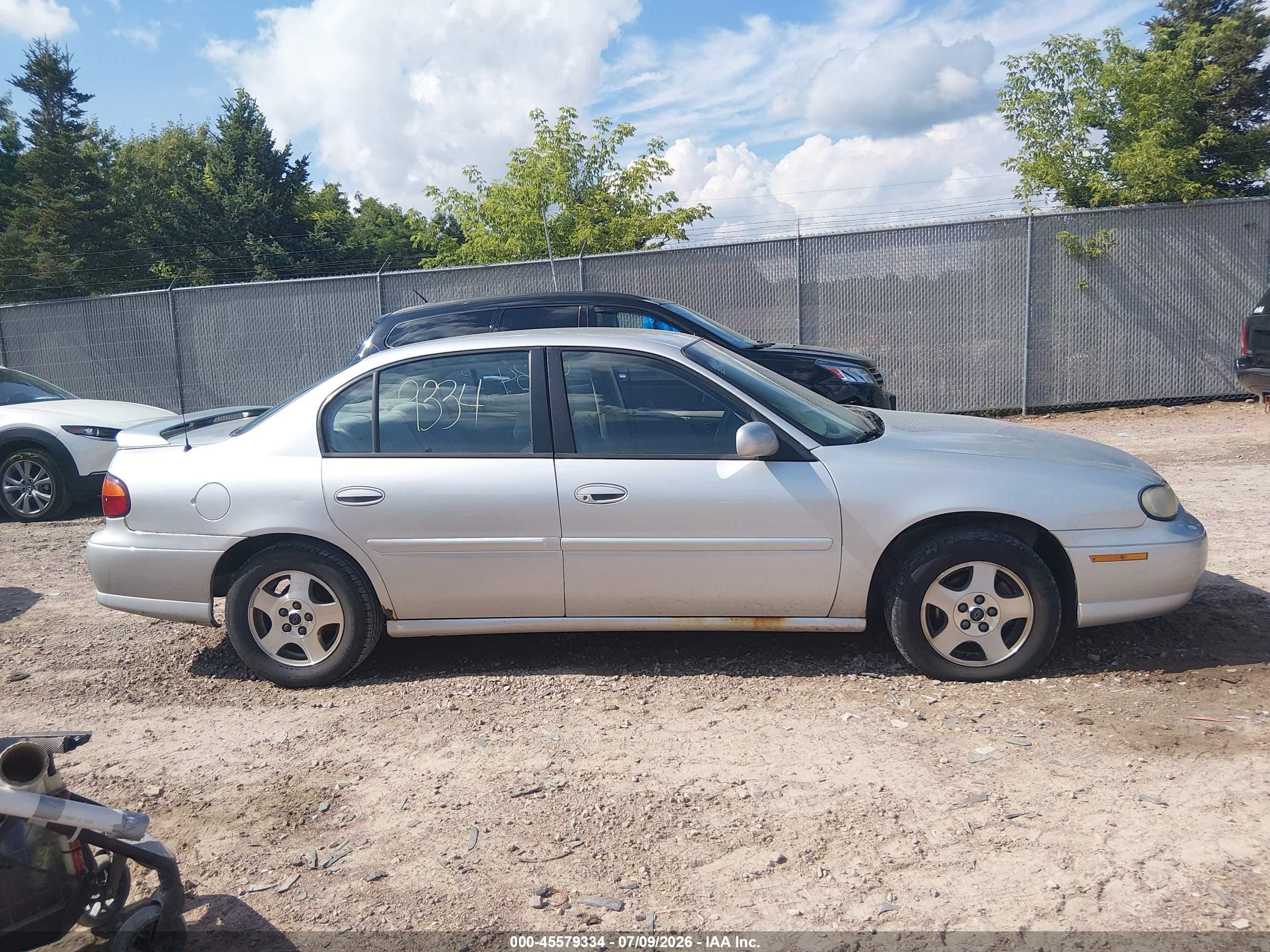 2003 Chevrolet Malibu Ls Silver vin: 1G1NE52J93M661056
