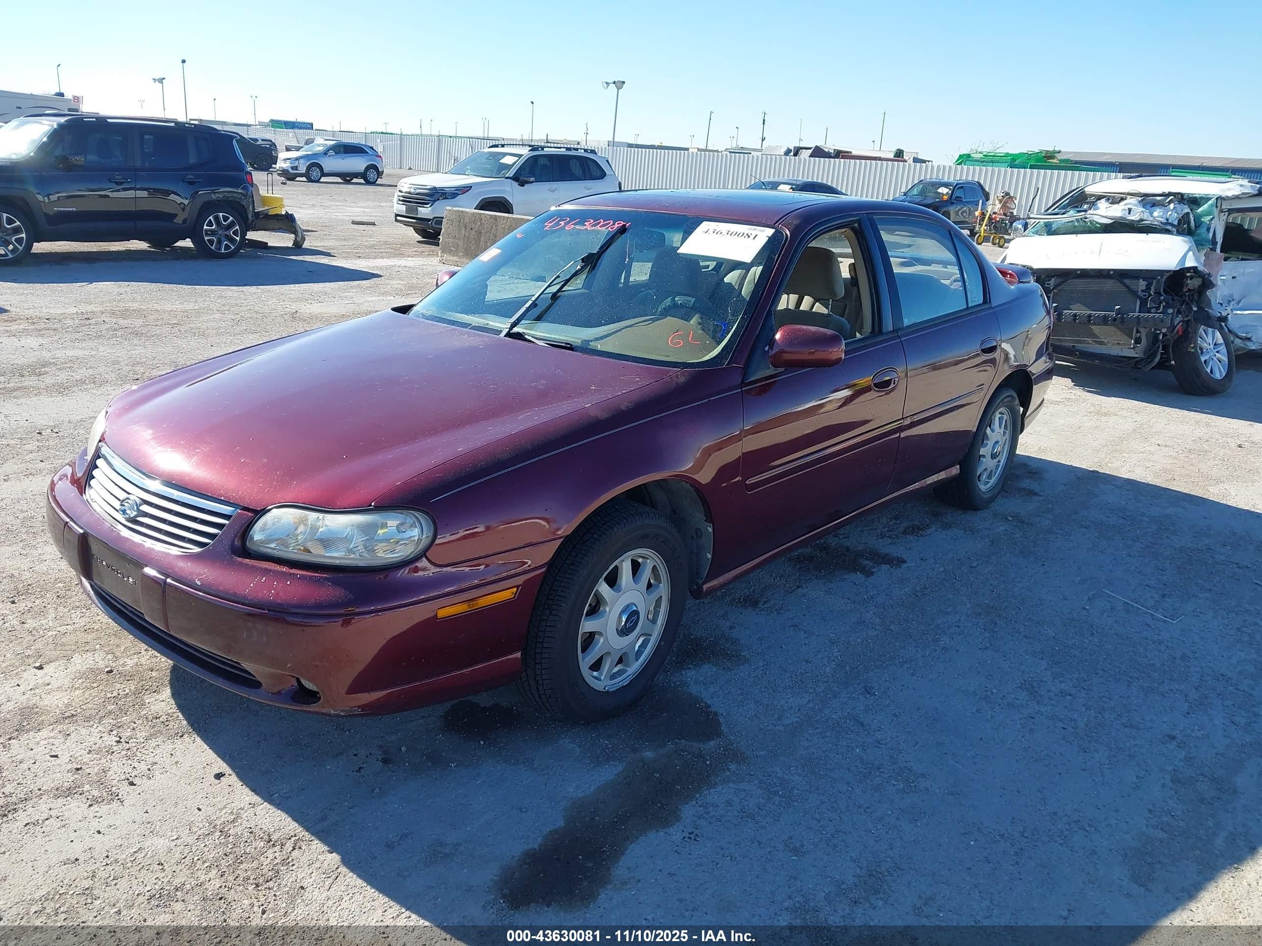 1998 Chevrolet Malibu Ls Maroon vin: 1G1NE52M7W6242920