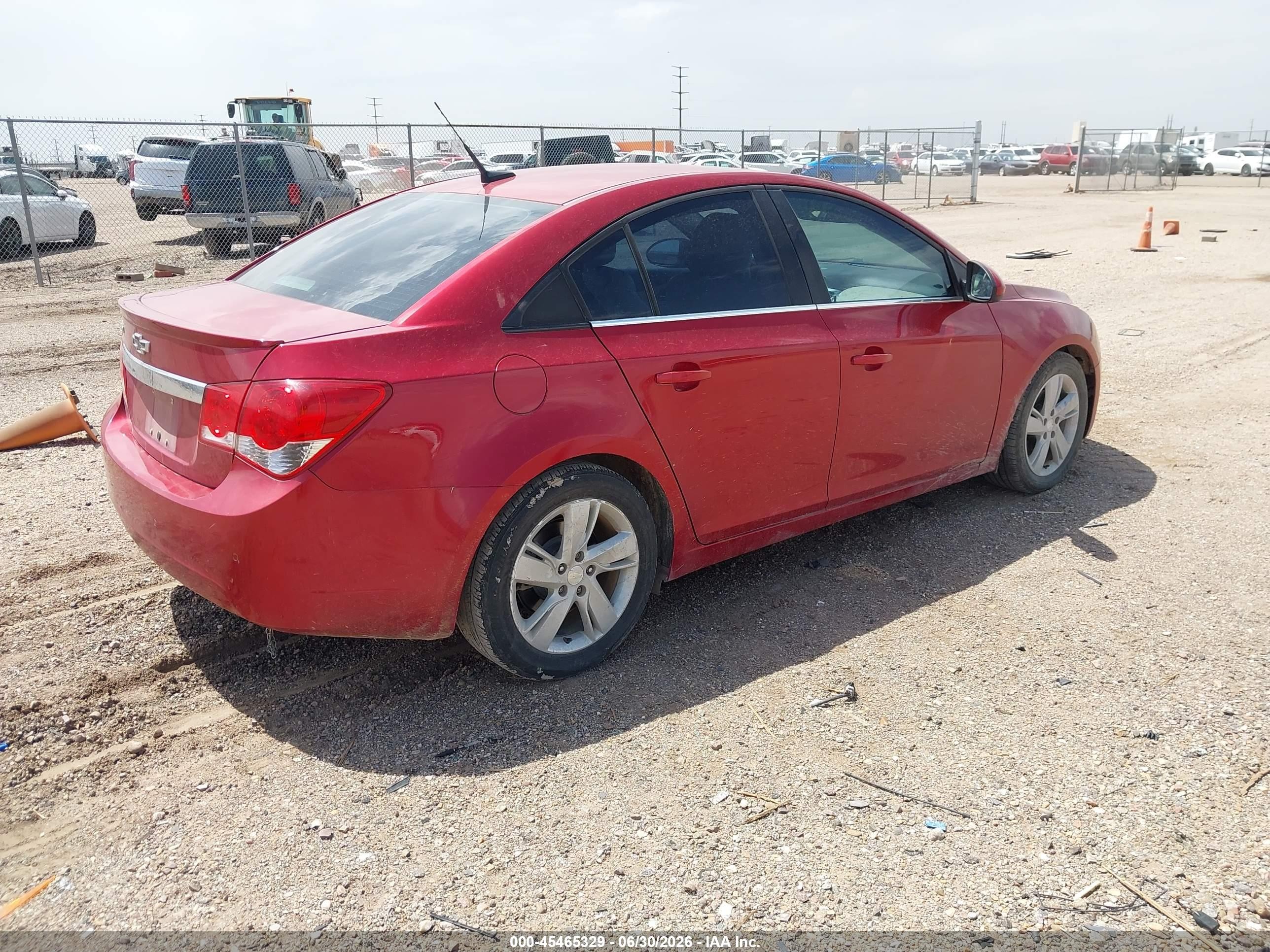 2014 Chevrolet Cruze Diesel Red vin: 1G1P75SZ1E7299458