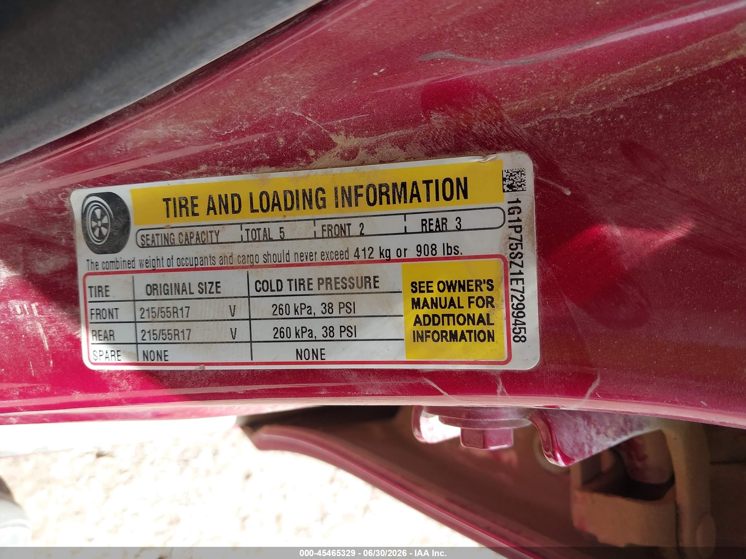 2014 Chevrolet Cruze Diesel Red vin: 1G1P75SZ1E7299458