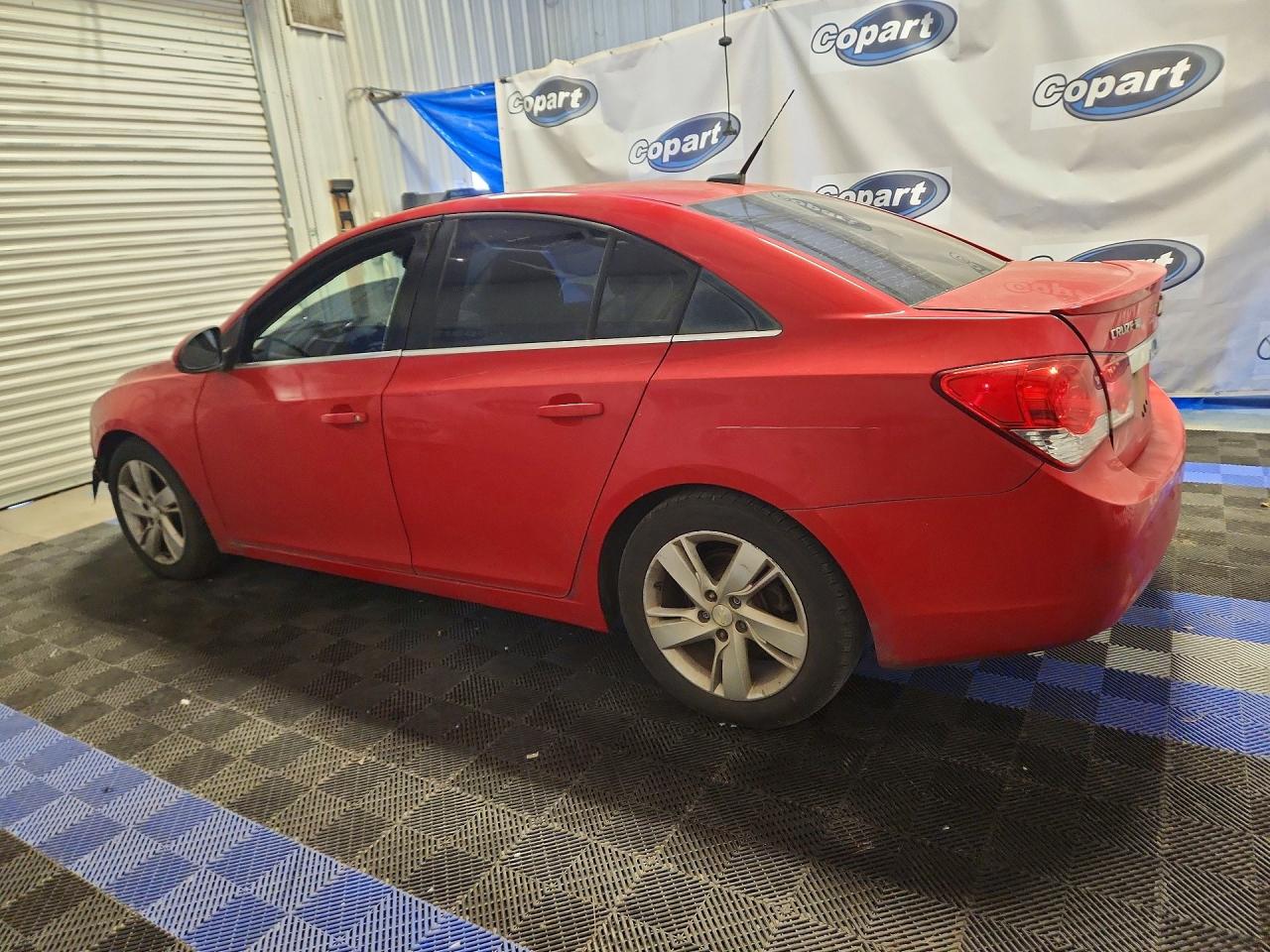 2014 Chevrolet Cruze Red vin: 1G1P75SZ2E7283916