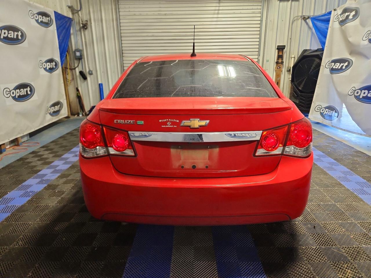 2014 Chevrolet Cruze Red vin: 1G1P75SZ2E7283916