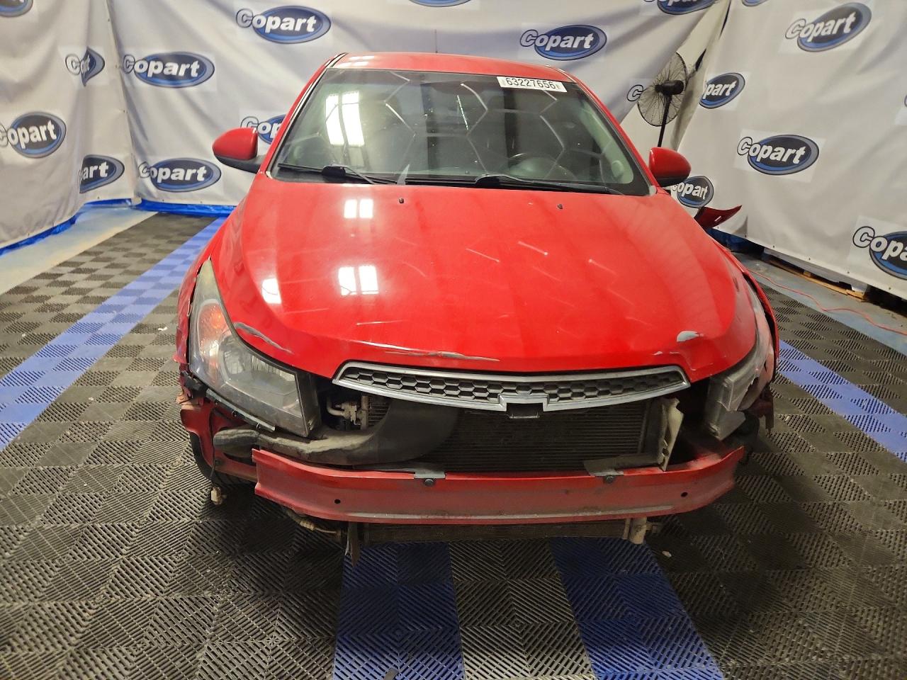 2014 Chevrolet Cruze Red vin: 1G1P75SZ2E7283916
