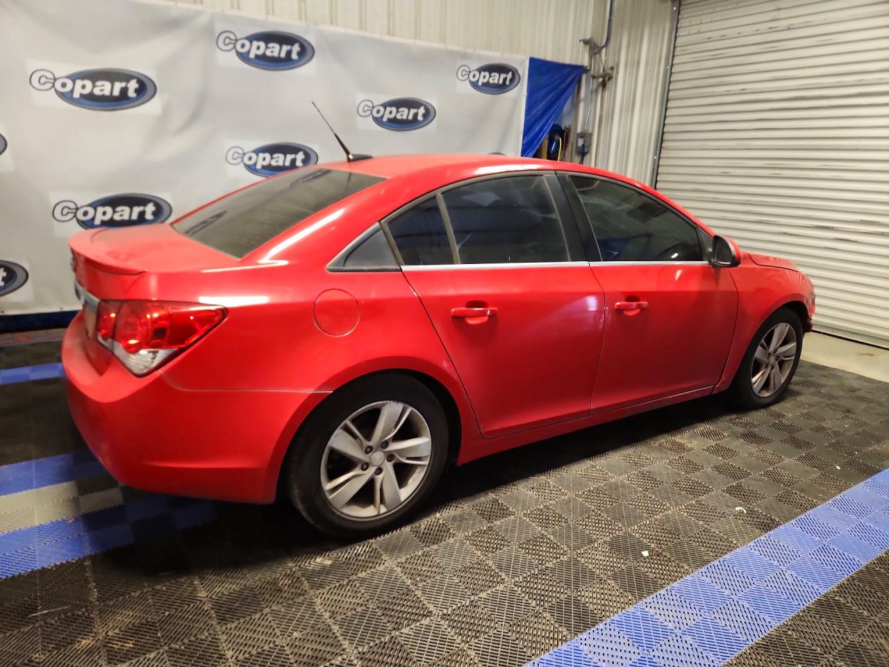 2014 Chevrolet Cruze Red vin: 1G1P75SZ2E7283916