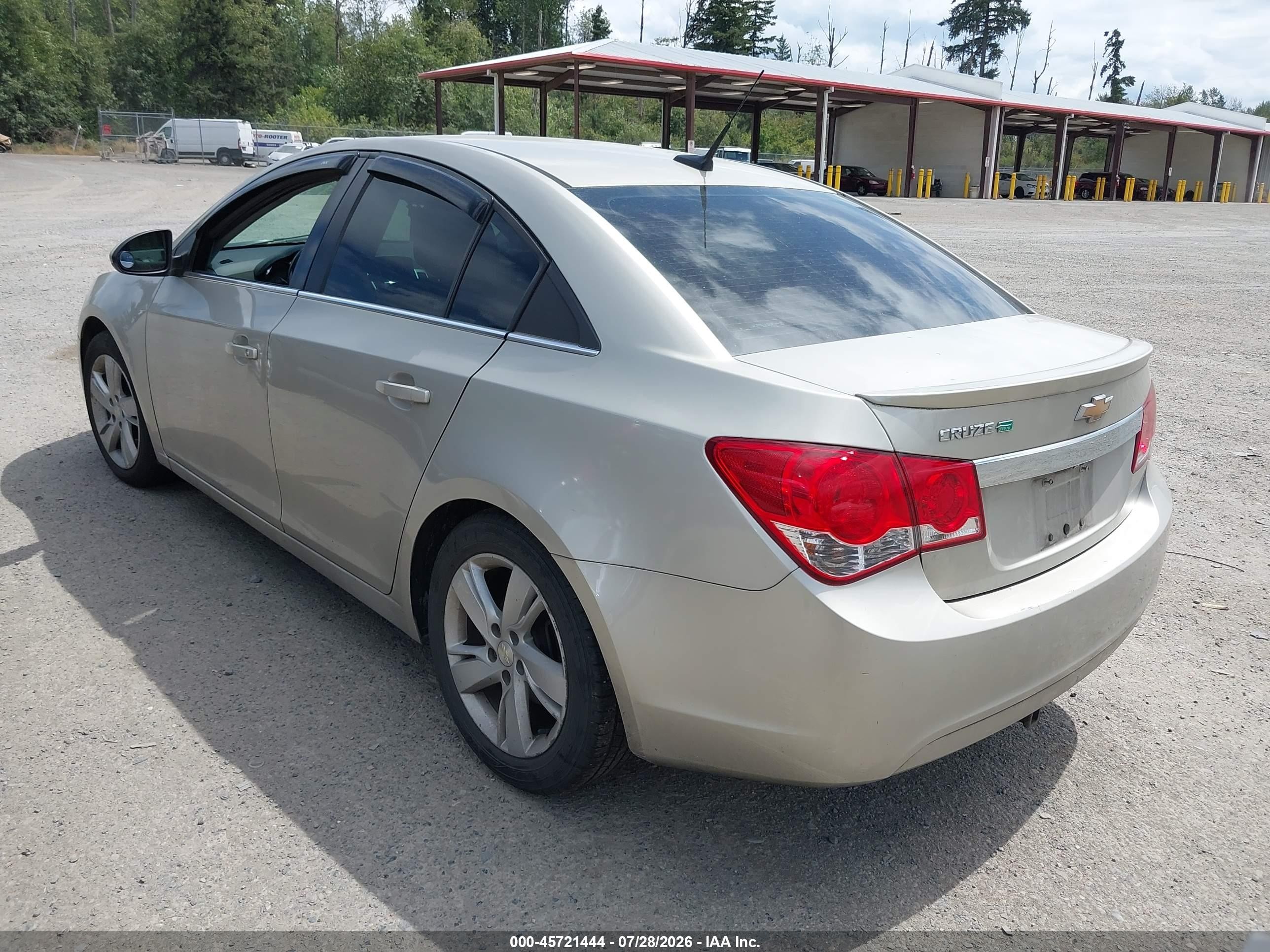2014 Chevrolet Cruze Diesel Gold vin: 1G1P75SZ3E7464801