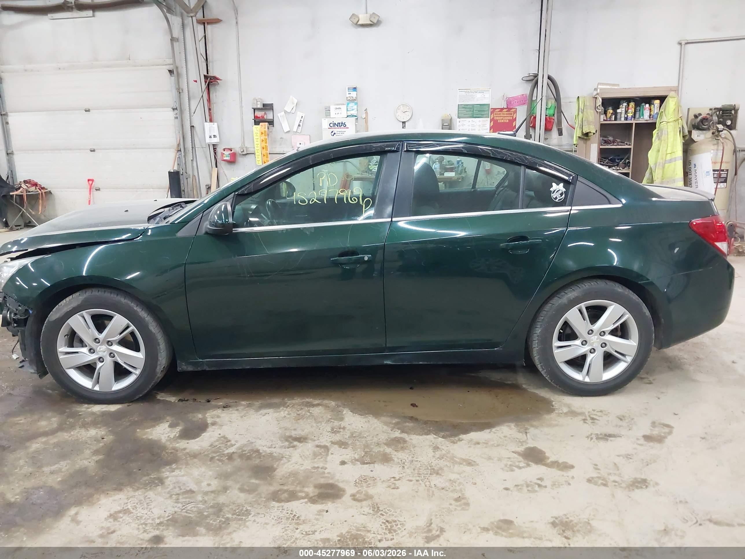 2014 Chevrolet Cruze Diesel Зеленый vin: 1G1P75SZ4E7165687