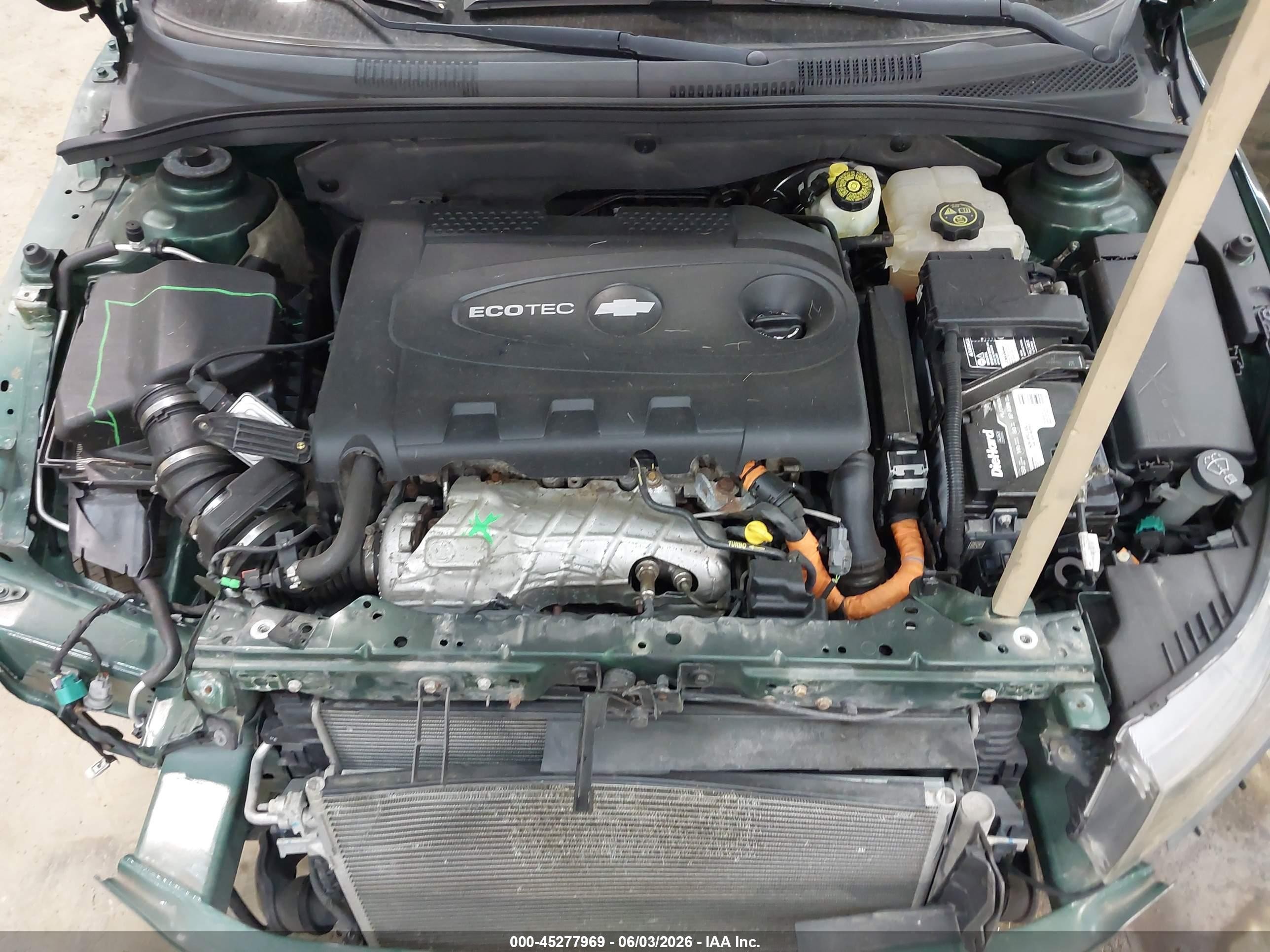 2014 Chevrolet Cruze Diesel Зеленый vin: 1G1P75SZ4E7165687