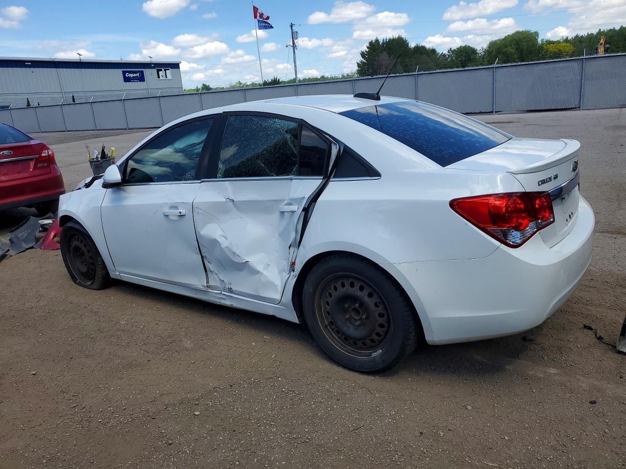 2015 Chevrolet Cruze White vin: 1G1P75SZ4F7260431