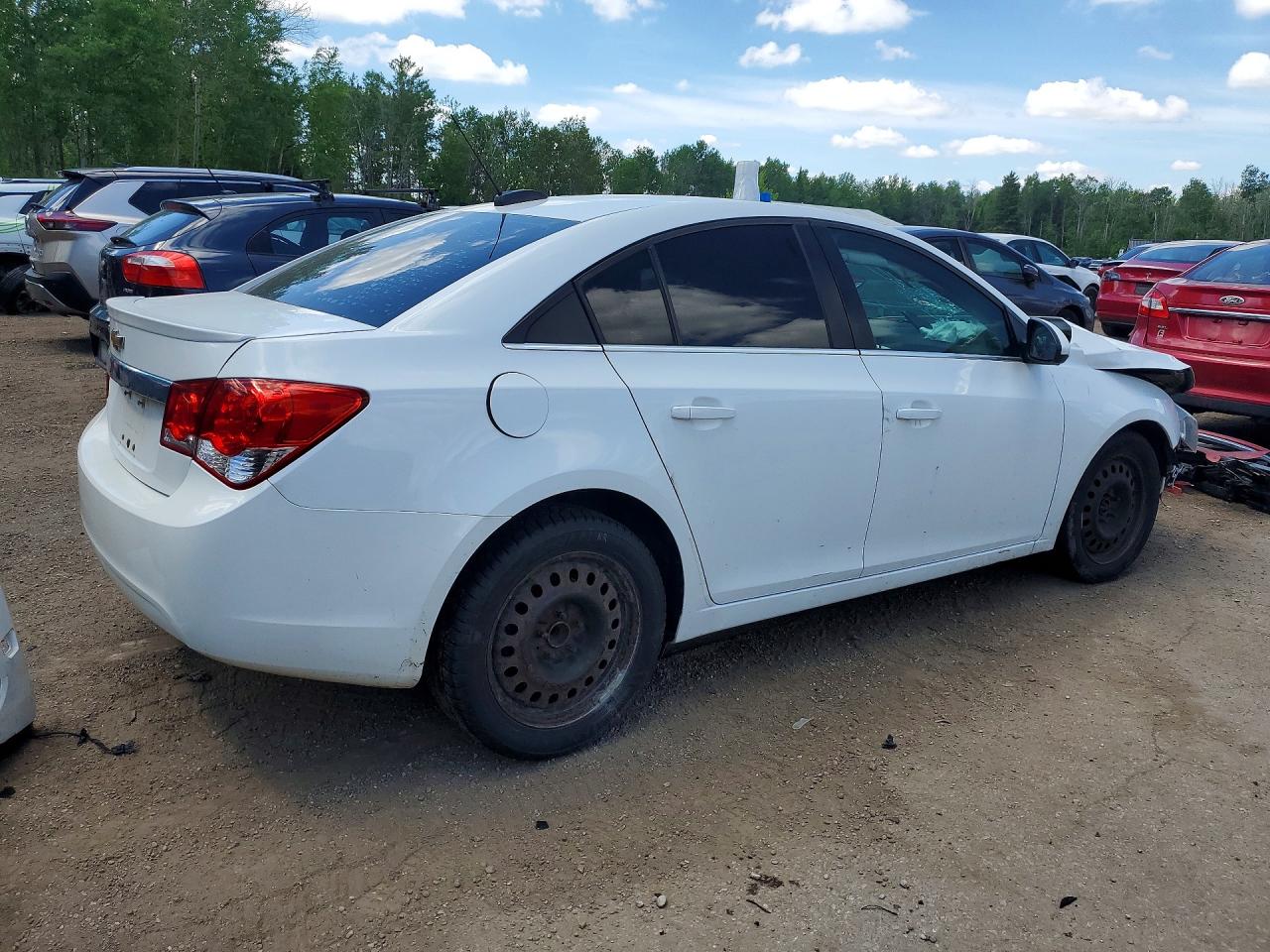 2015 Chevrolet Cruze White vin: 1G1P75SZ4F7260431