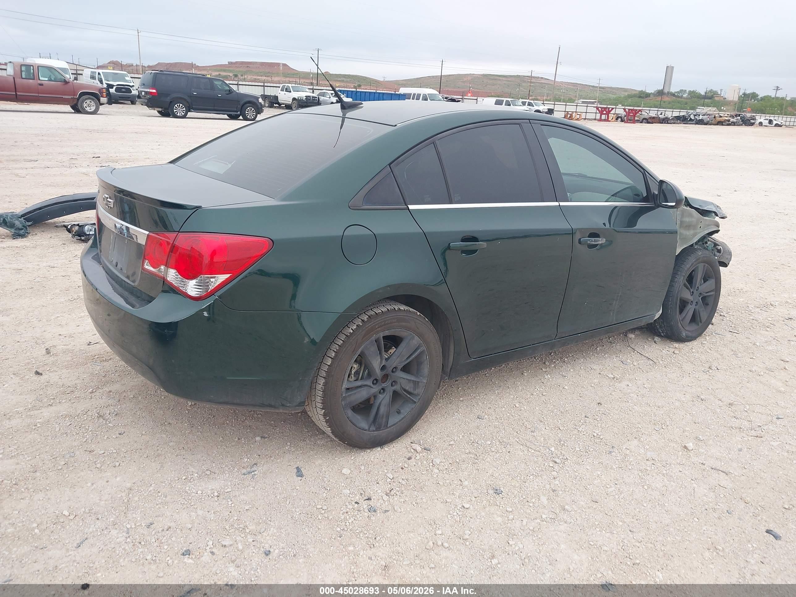 2014 Chevrolet Cruze Diesel Green vin: 1G1P75SZ6E7420954