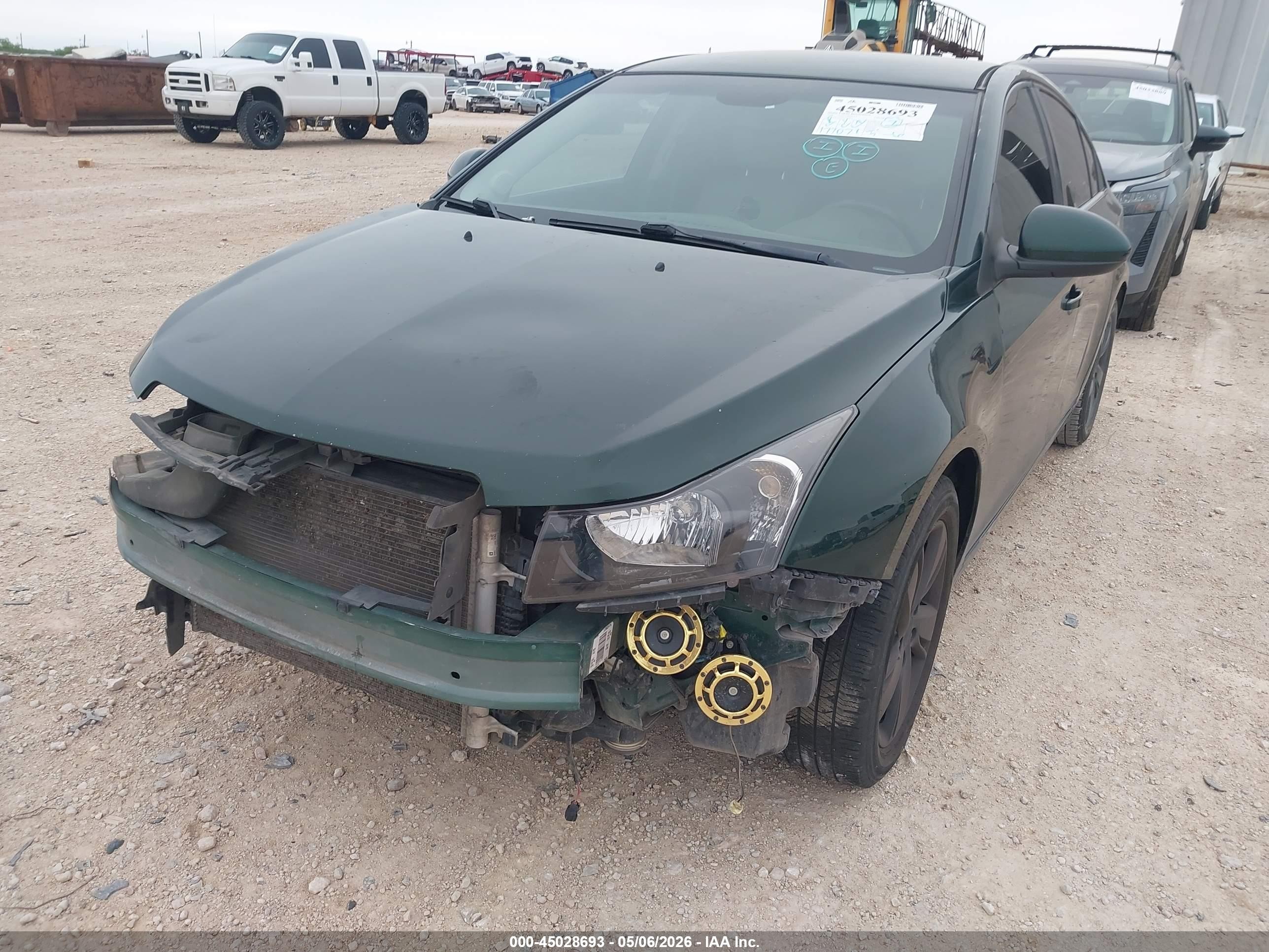 2014 Chevrolet Cruze Diesel Green vin: 1G1P75SZ6E7420954