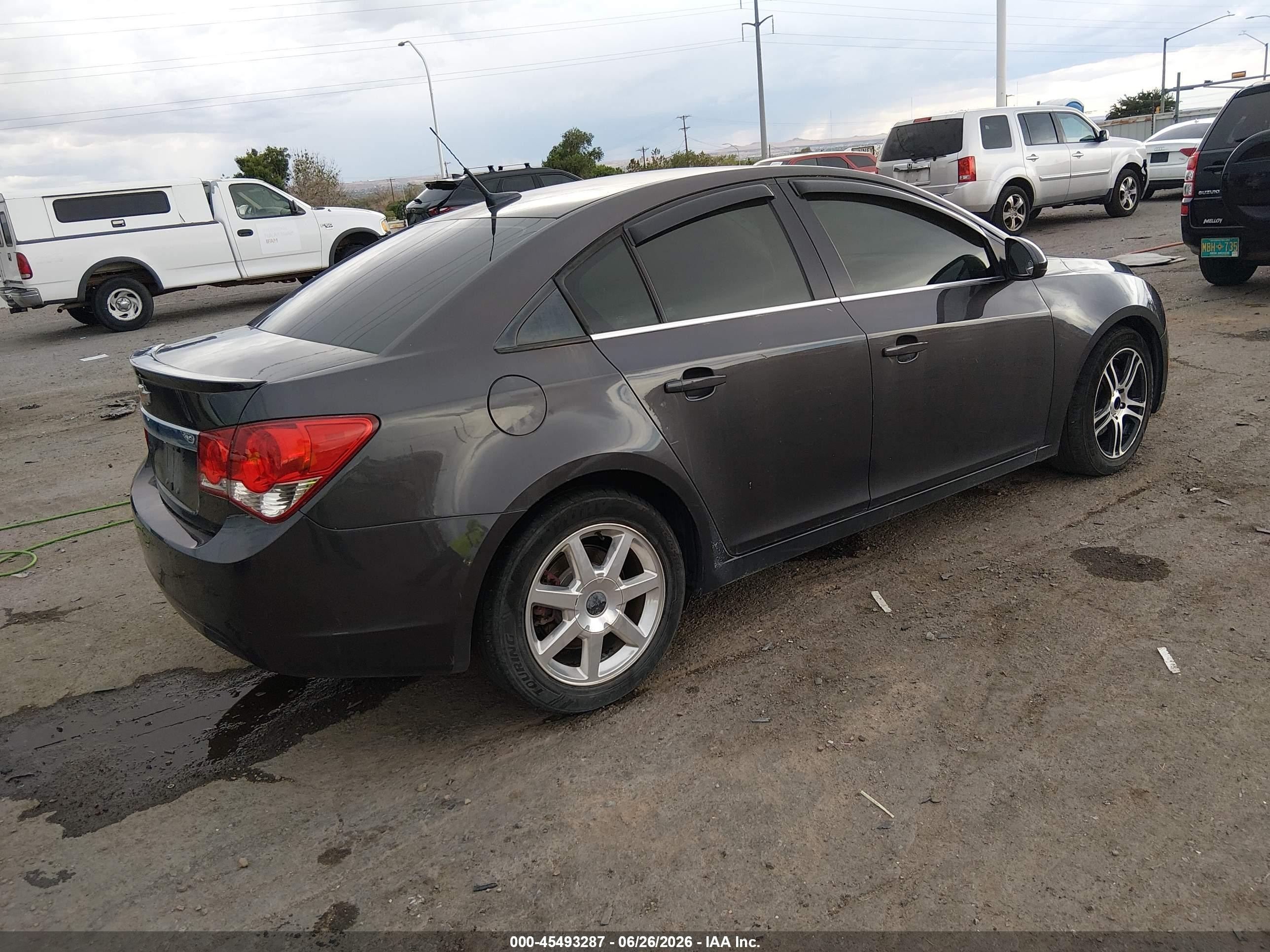 2014 Chevrolet Cruze Diesel Gray vin: 1G1P75SZ6E7462279