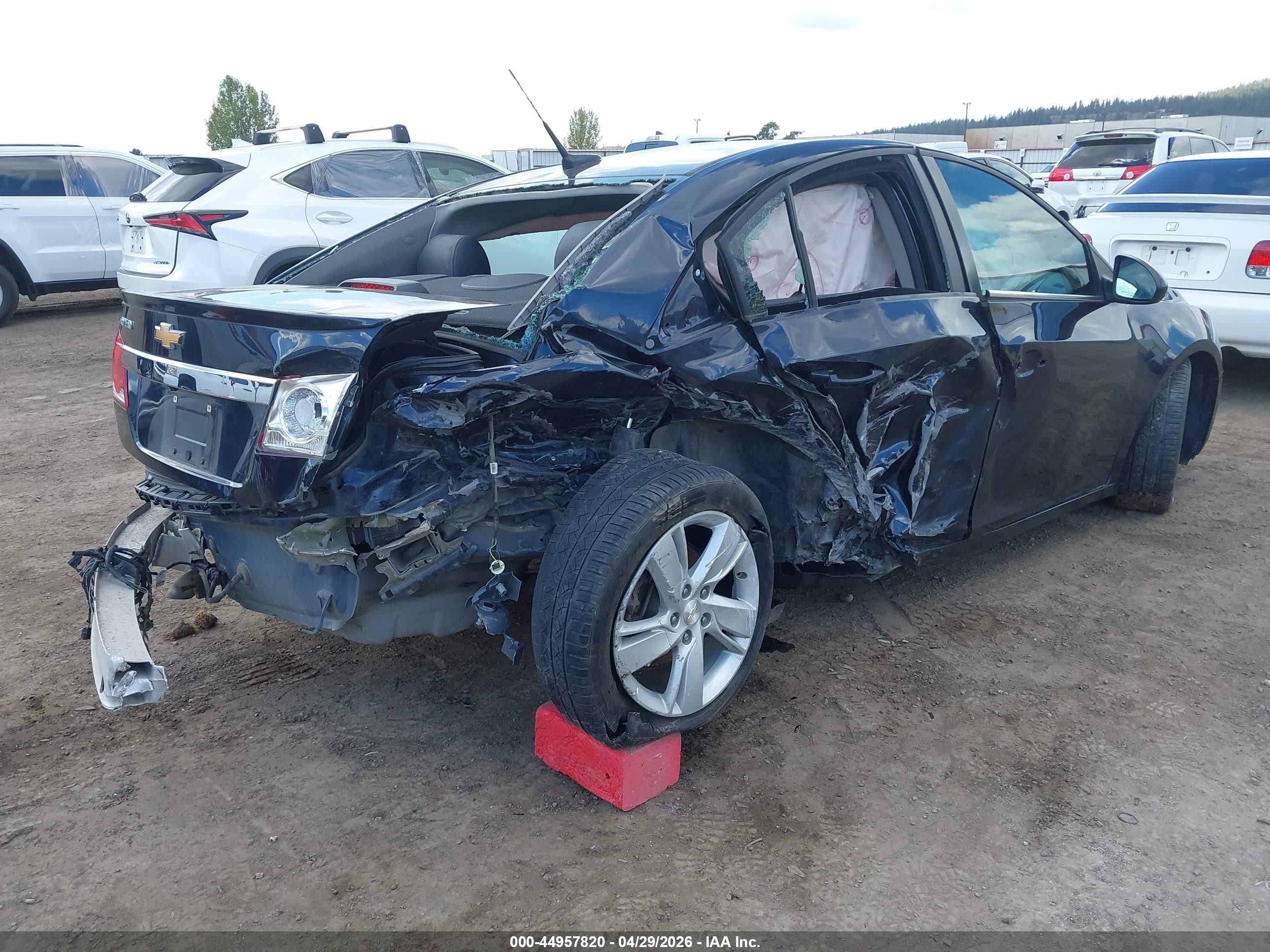 2014 Chevrolet Cruze Diesel Синий vin: 1G1P75SZ8E7396415