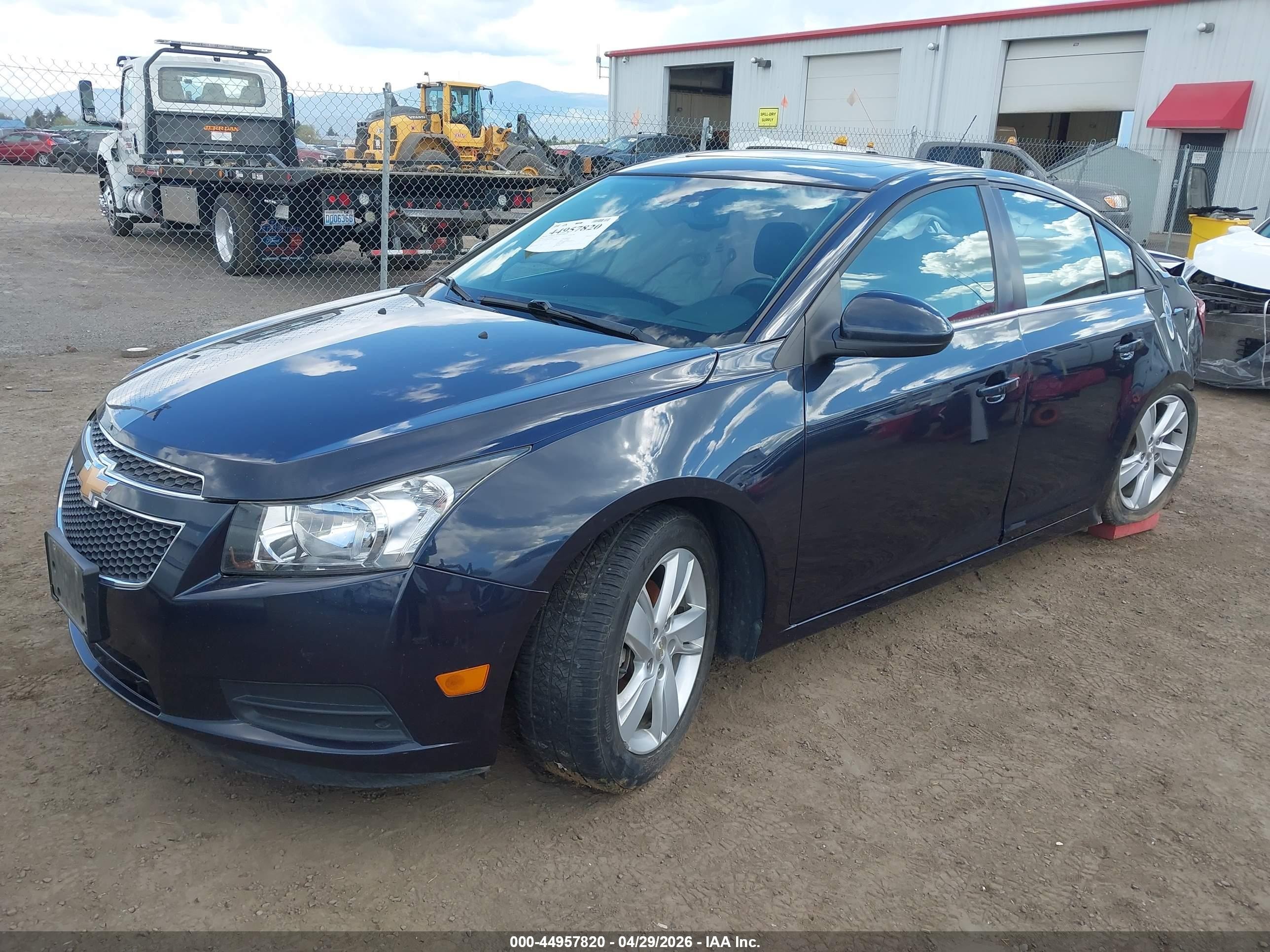 2014 Chevrolet Cruze Diesel Синий vin: 1G1P75SZ8E7396415