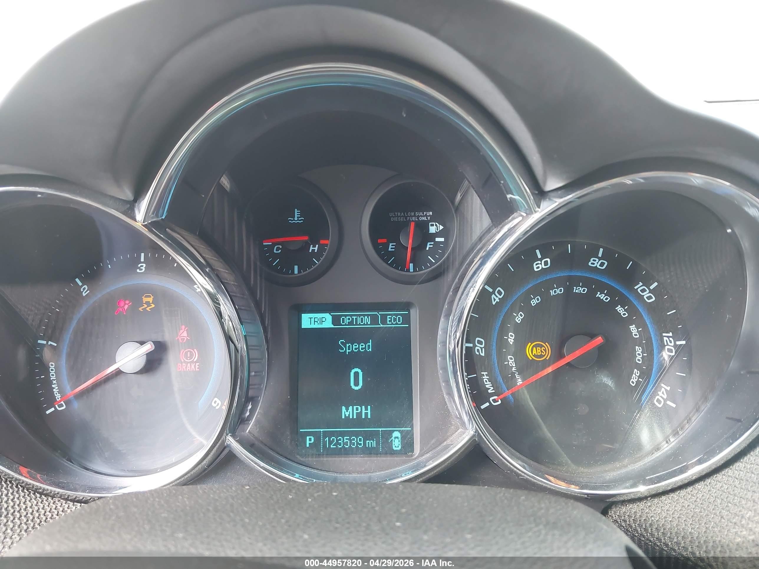 2014 Chevrolet Cruze Diesel Синий vin: 1G1P75SZ8E7396415