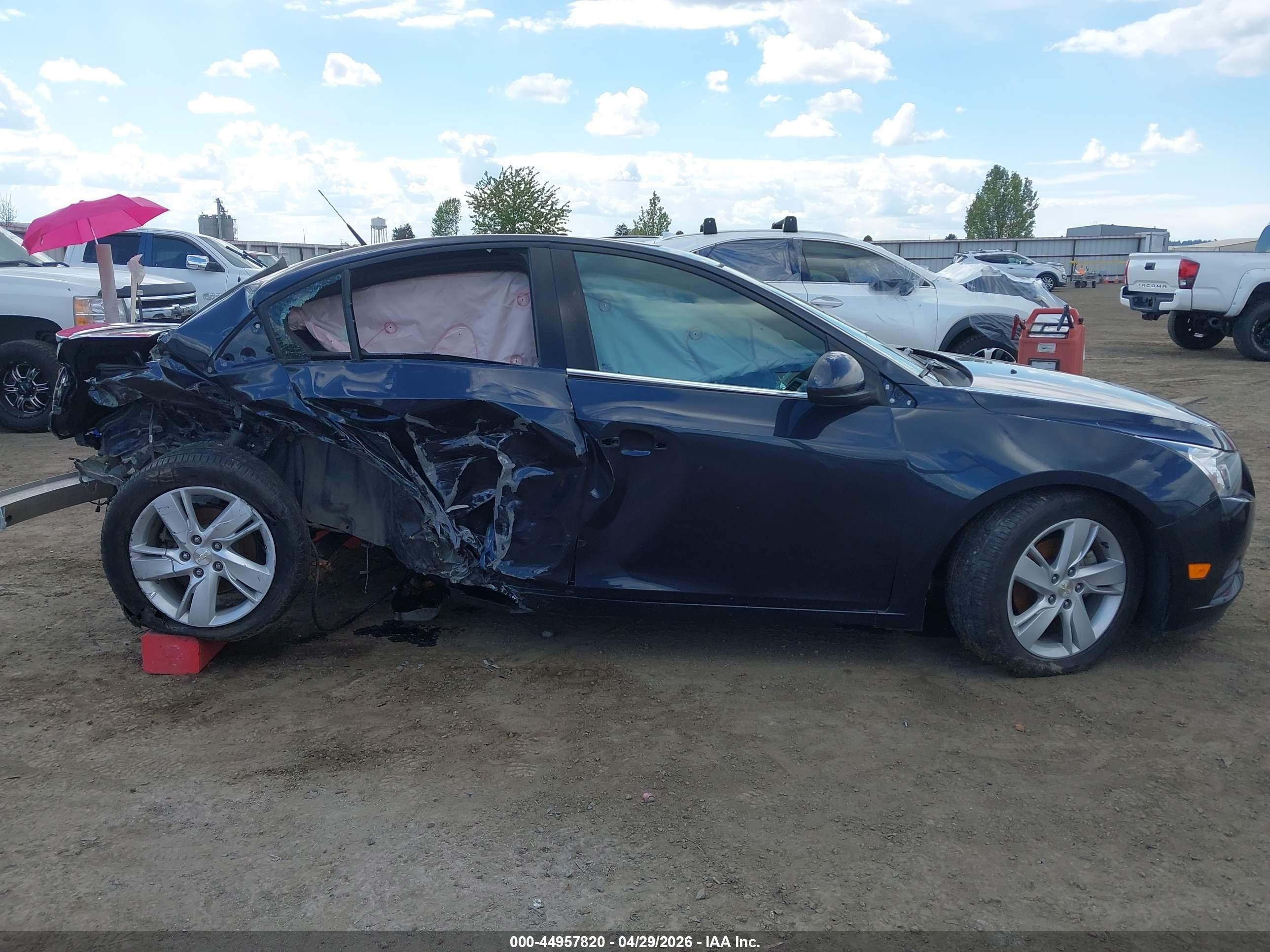 2014 Chevrolet Cruze Diesel Синий vin: 1G1P75SZ8E7396415