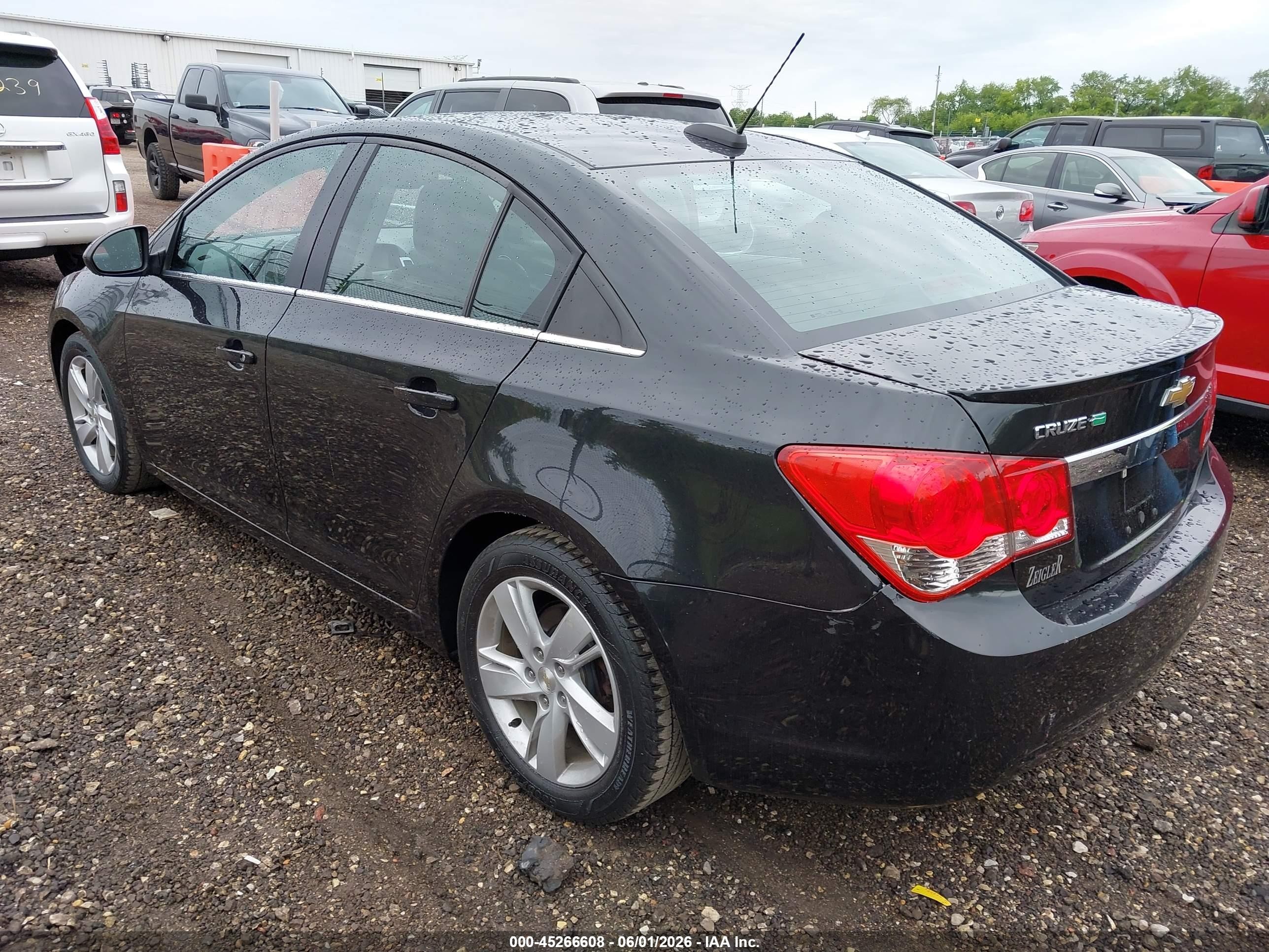 2015 Chevrolet Cruze Diesel Black vin: 1G1P75SZ9F7156288