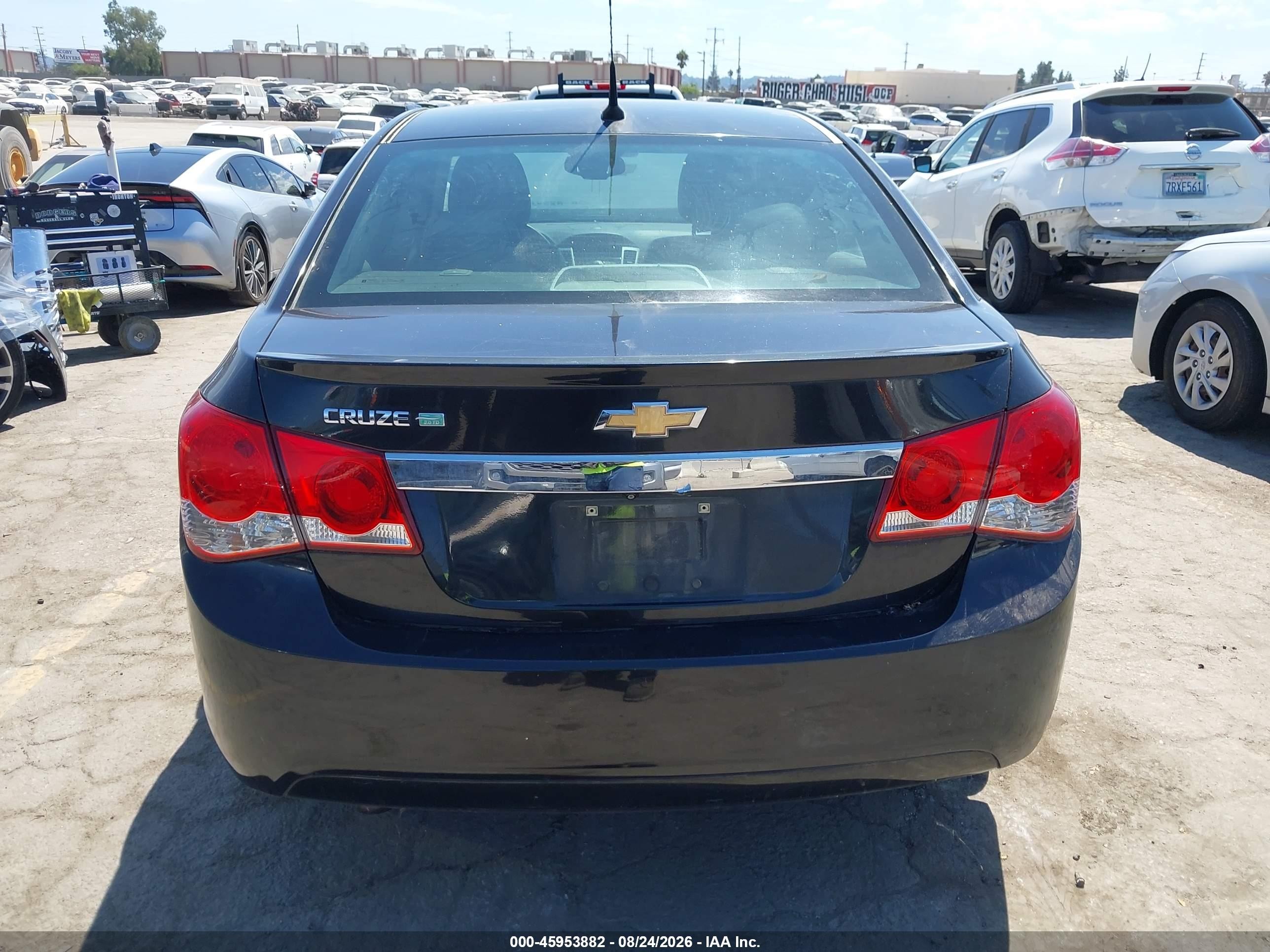 2014 Chevrolet Cruze Diesel Black vin: 1G1P75SZXE7216660