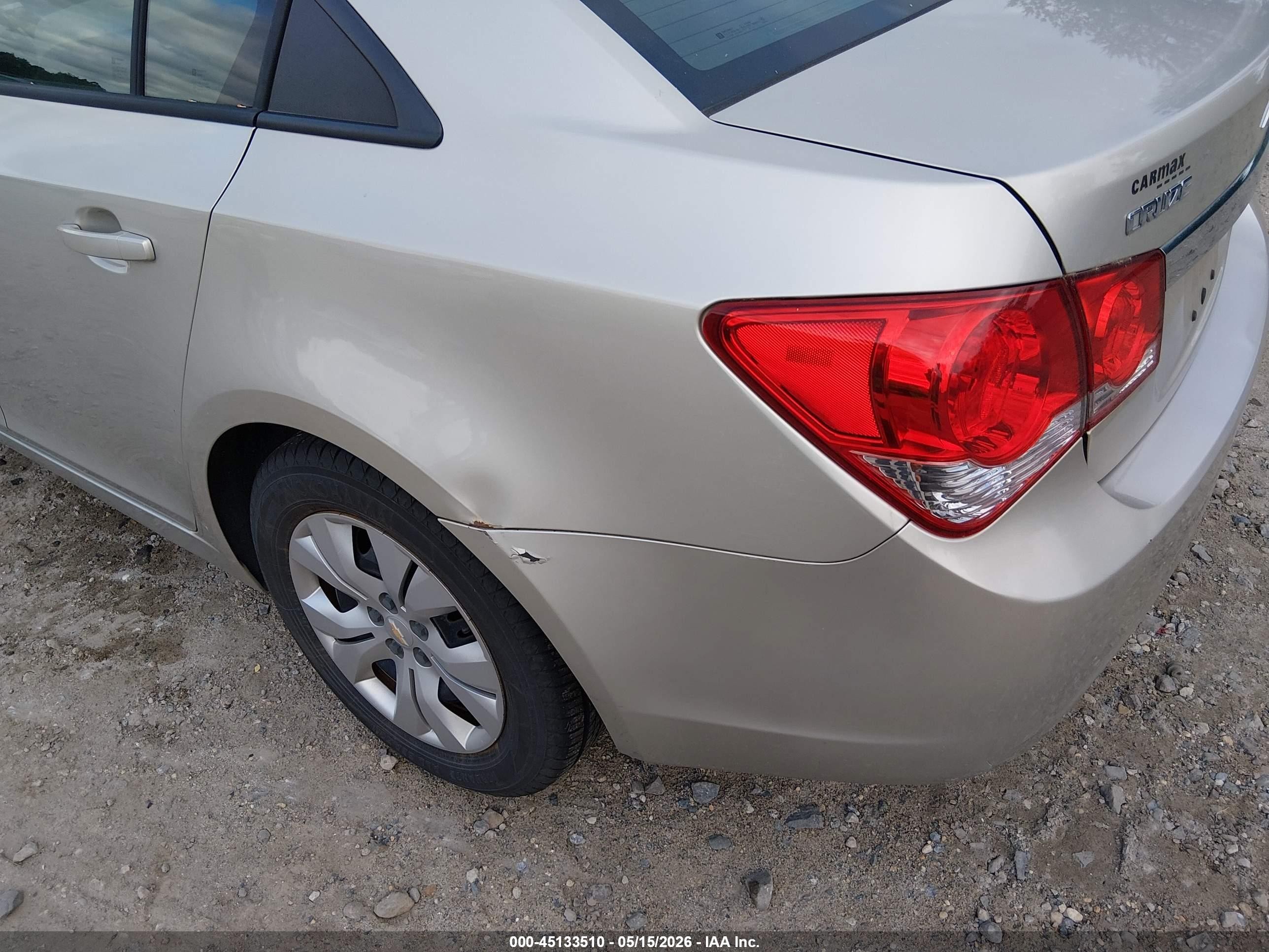 2014 Chevrolet Cruze Ls Auto Gold vin: 1G1PA5SG0E7207465