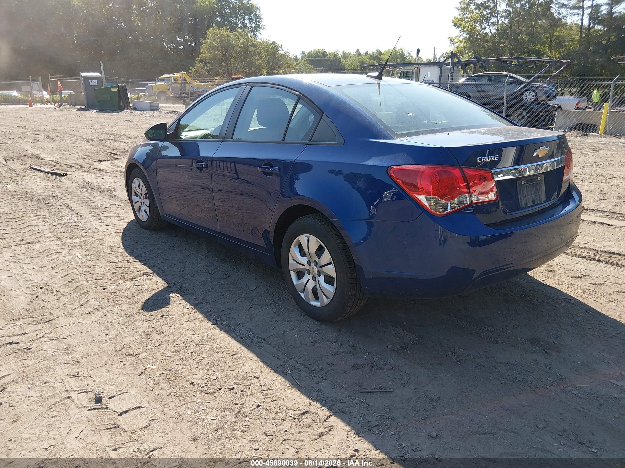 2013 Chevrolet Cruze Ls Auto Синий vin: 1G1PA5SG1D7170702