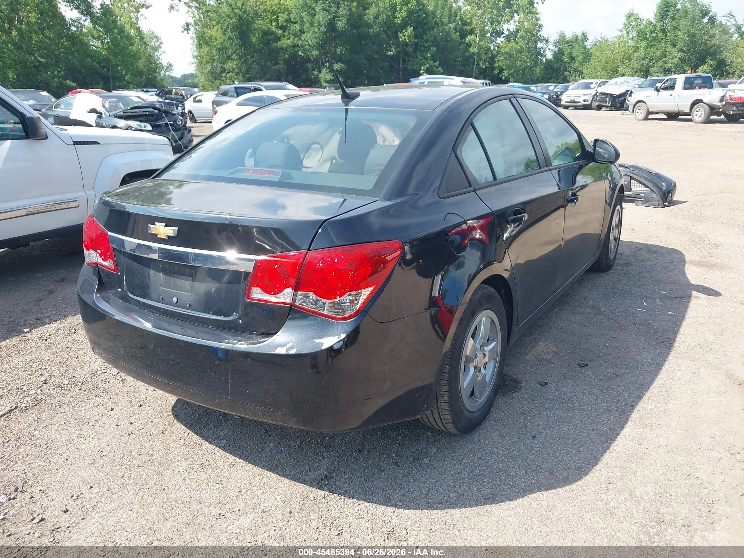 2013 Chevrolet Cruze Ls Auto Black vin: 1G1PA5SG1D7301899