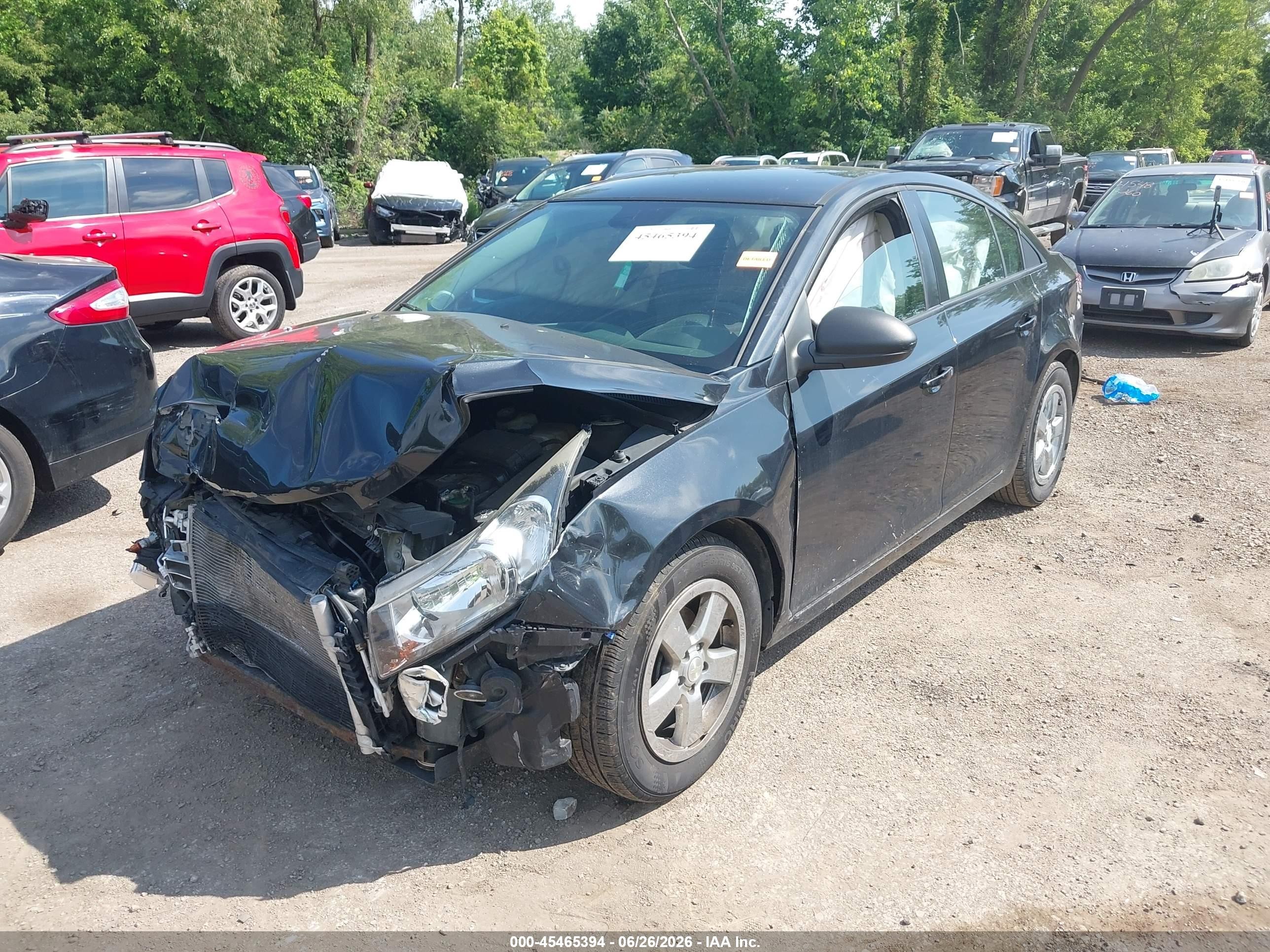 2013 Chevrolet Cruze Ls Auto Black vin: 1G1PA5SG1D7301899