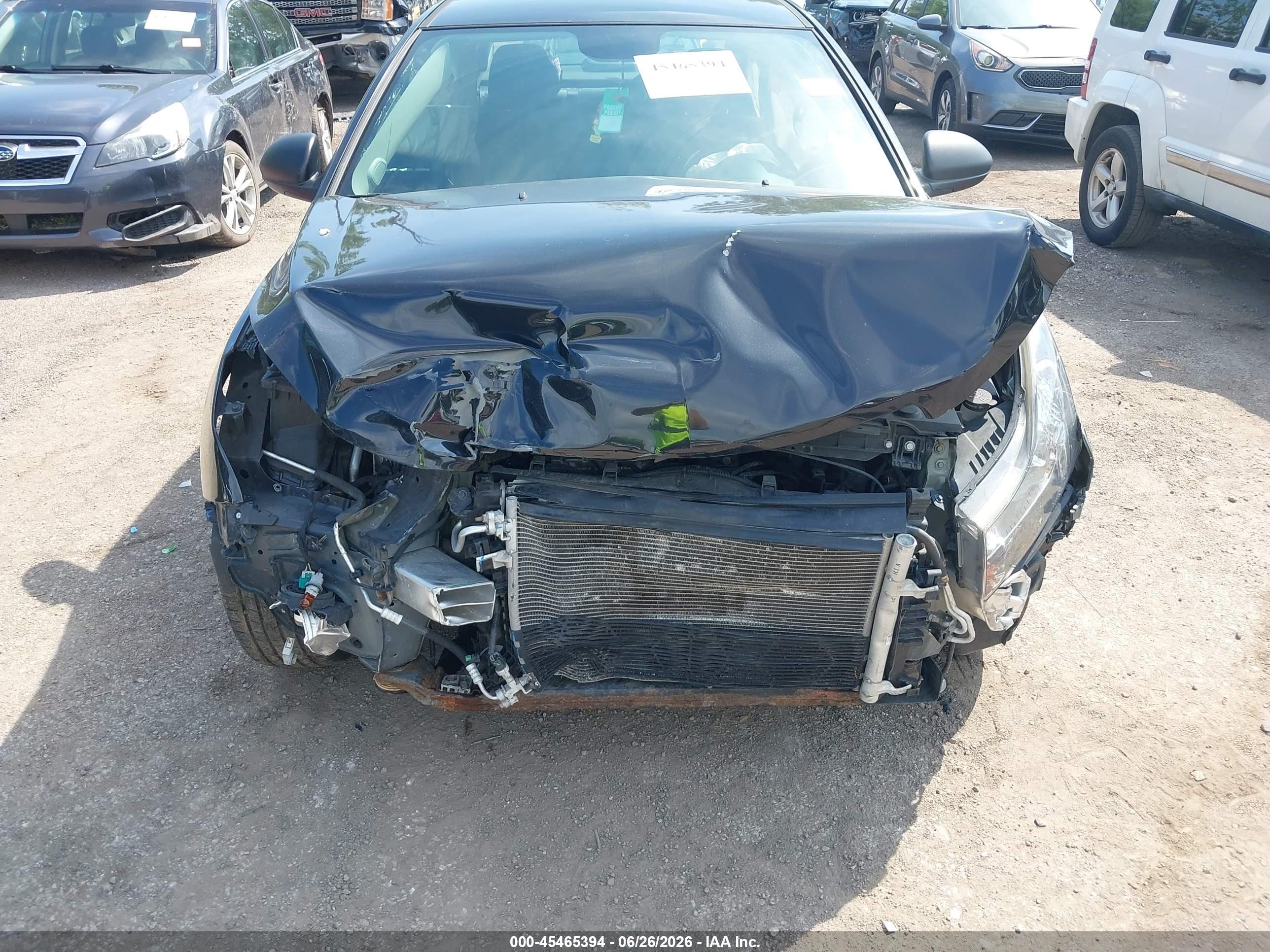2013 Chevrolet Cruze Ls Auto Black vin: 1G1PA5SG1D7301899