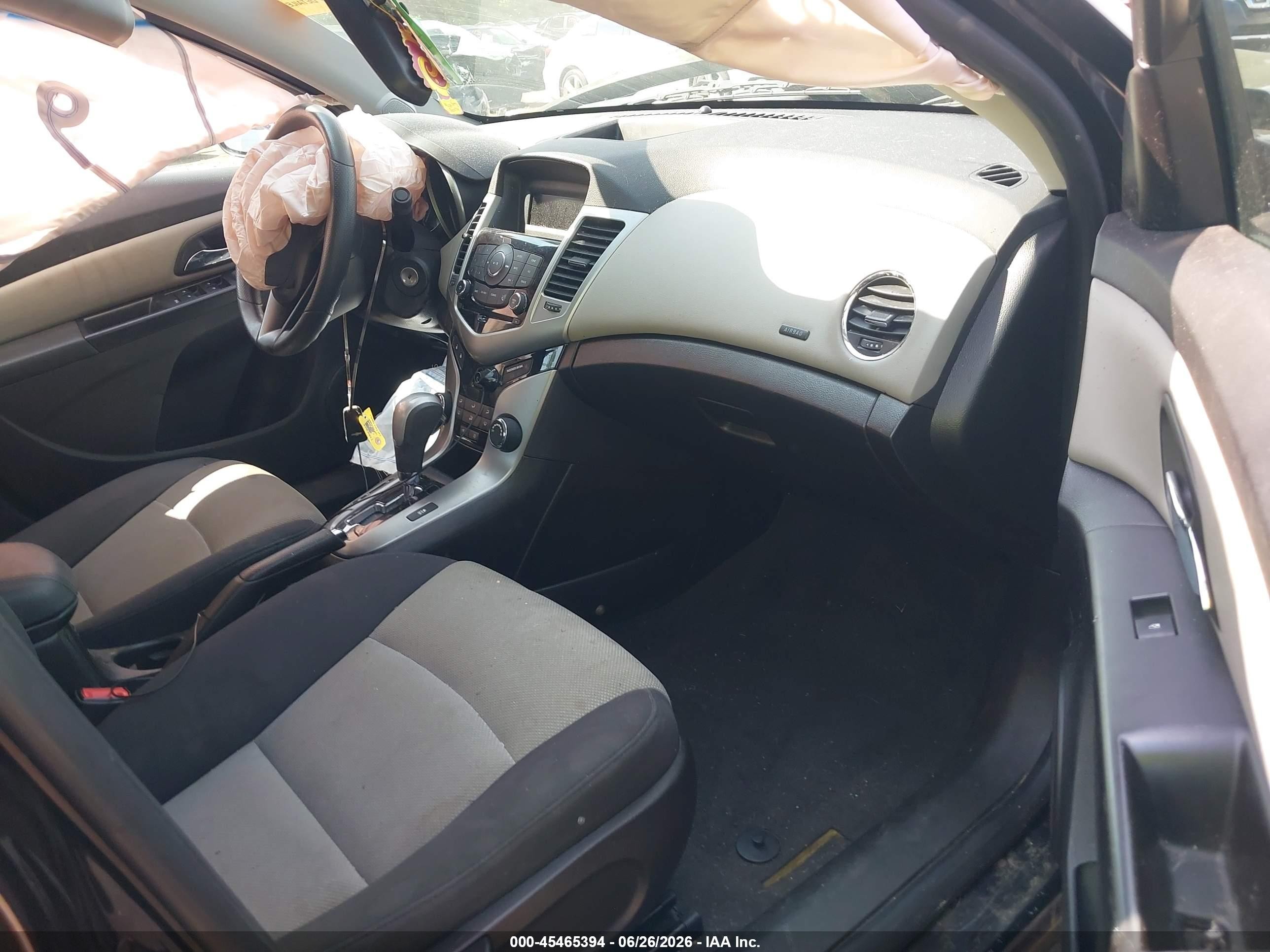 2013 Chevrolet Cruze Ls Auto Black vin: 1G1PA5SG1D7301899
