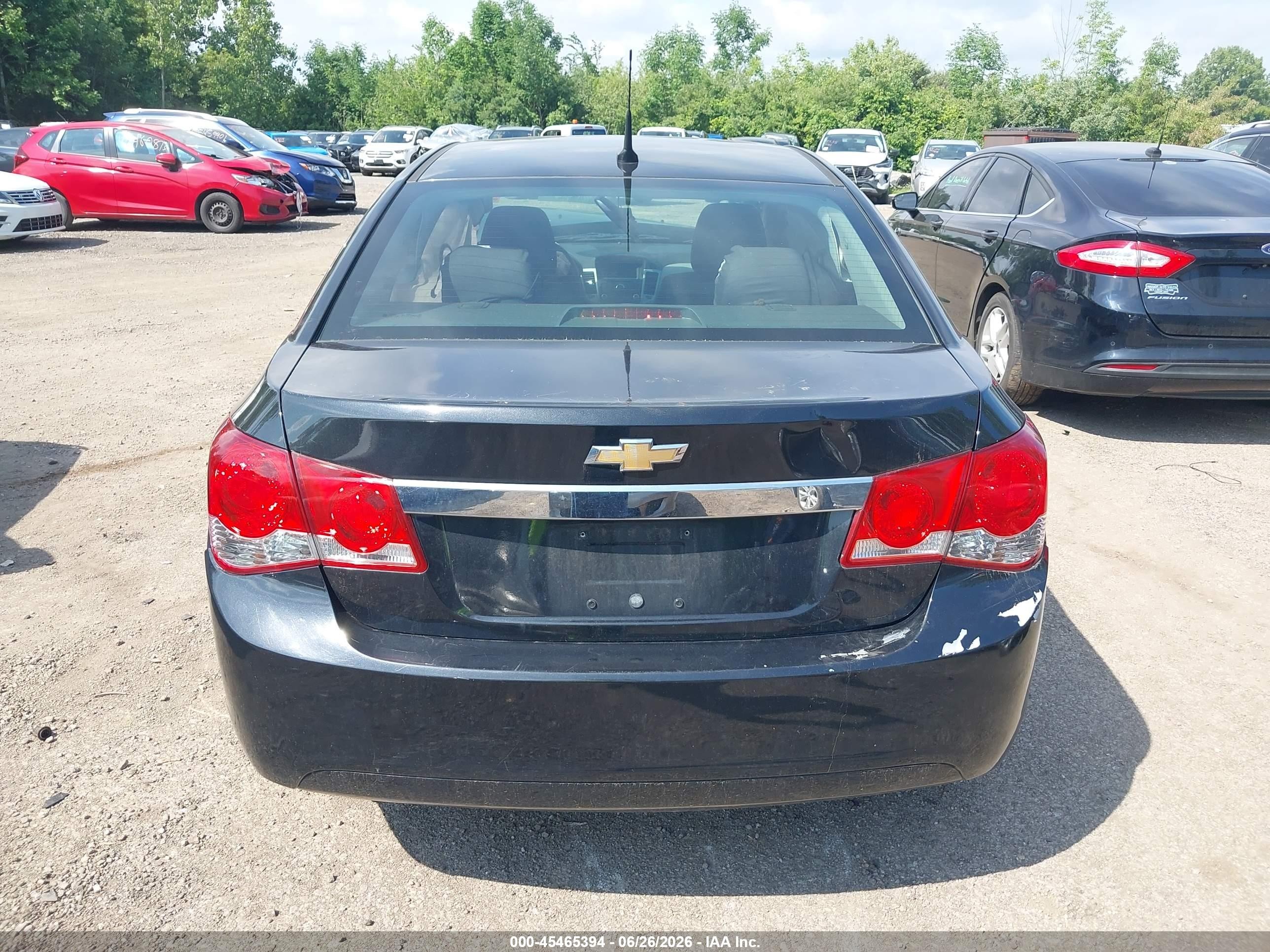 2013 Chevrolet Cruze Ls Auto Black vin: 1G1PA5SG1D7301899