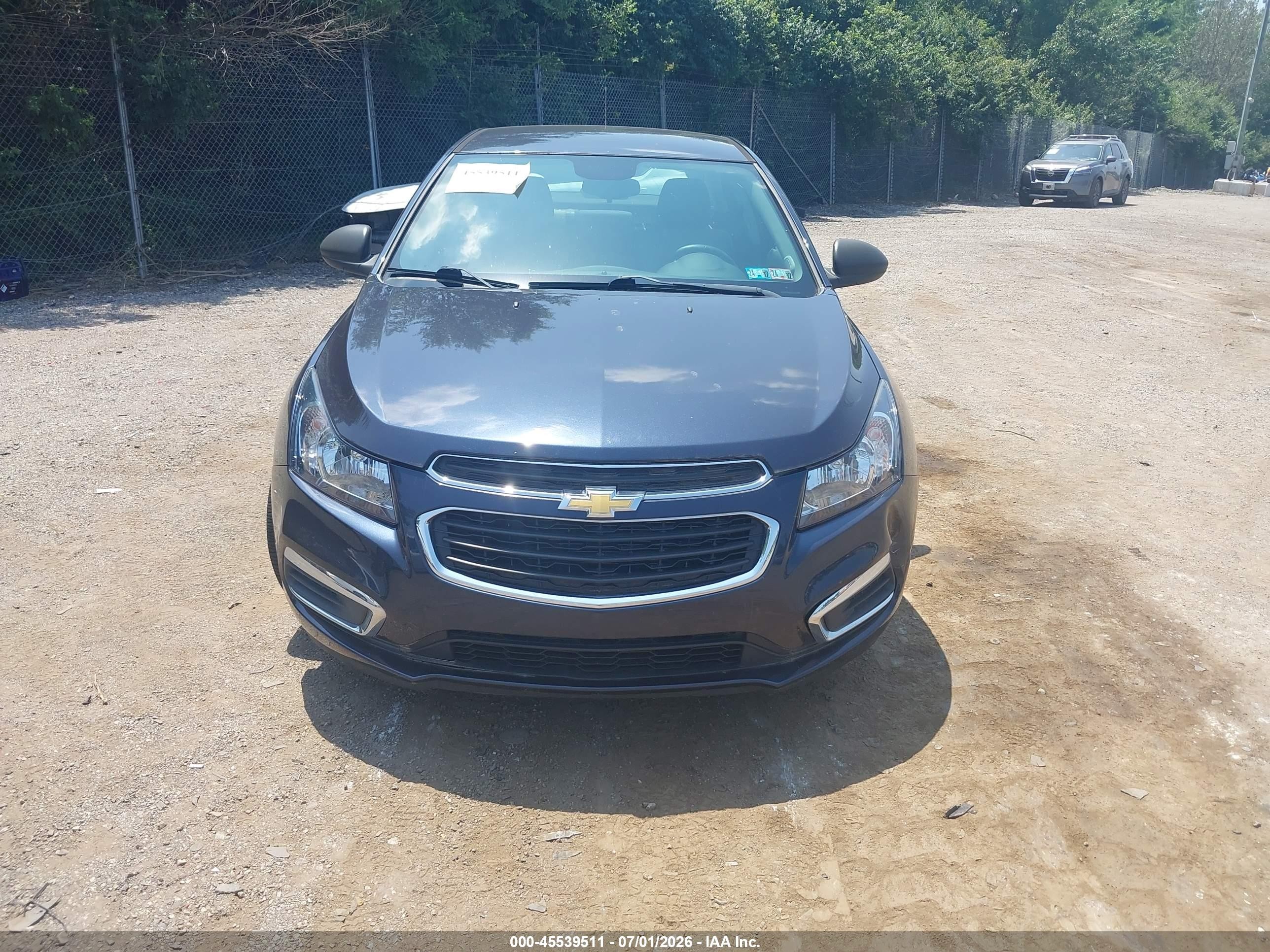 2015 Chevrolet Cruze Ls Auto Черный vin: 1G1PA5SG1F7245739