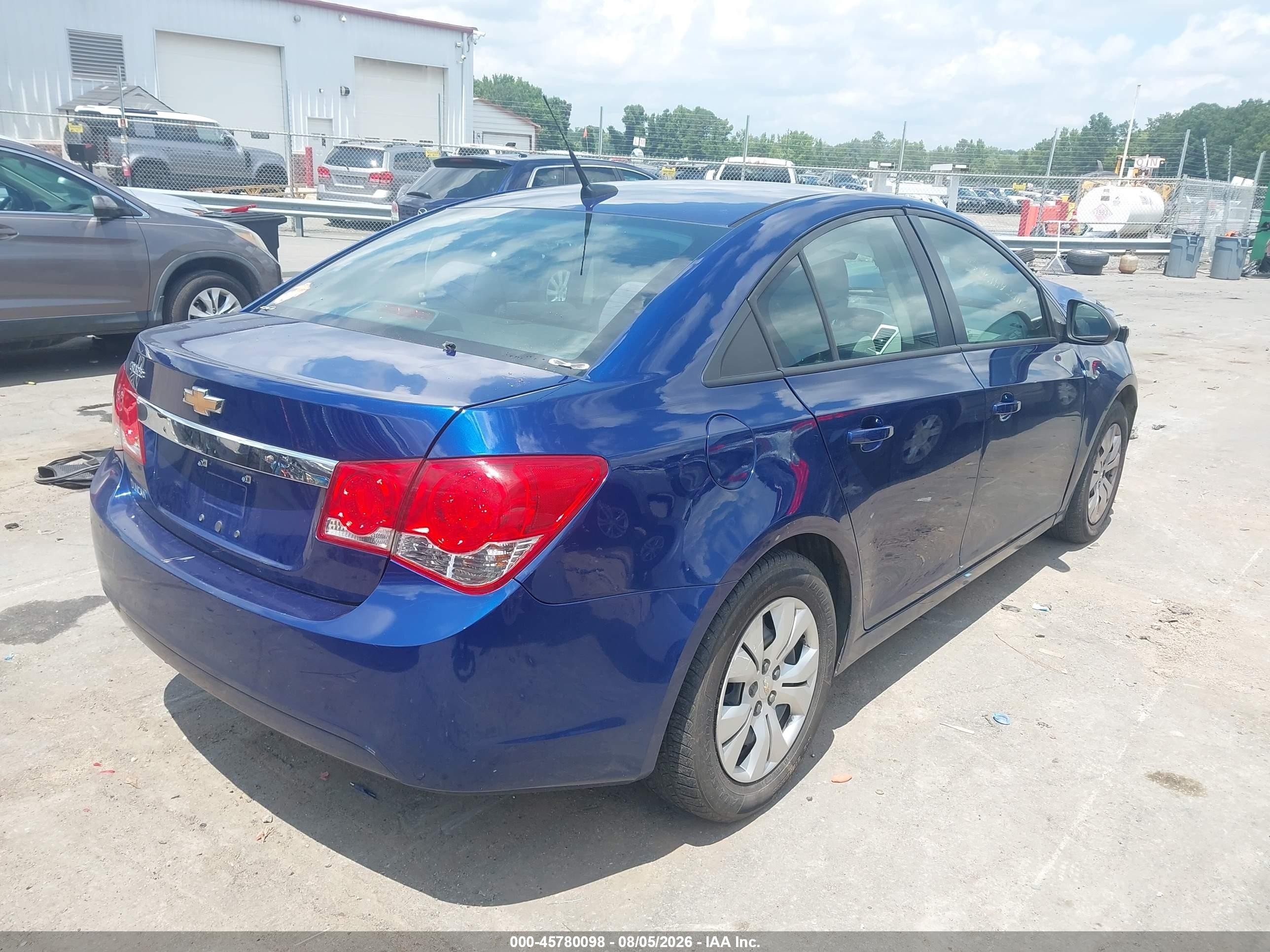 2013 Chevrolet Cruze Ls Auto Blue vin: 1G1PA5SG2D7198363