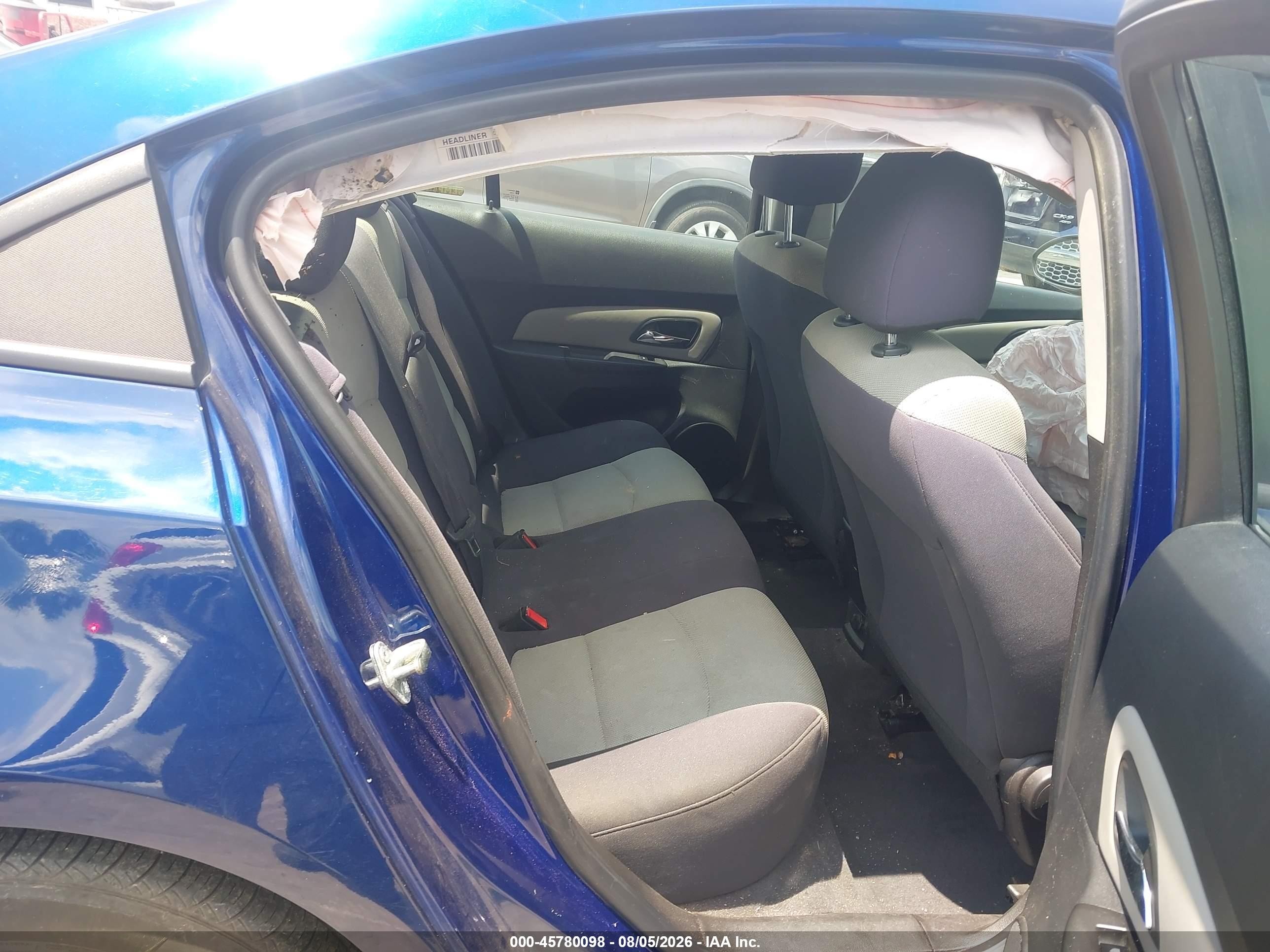 2013 Chevrolet Cruze Ls Auto Blue vin: 1G1PA5SG2D7198363