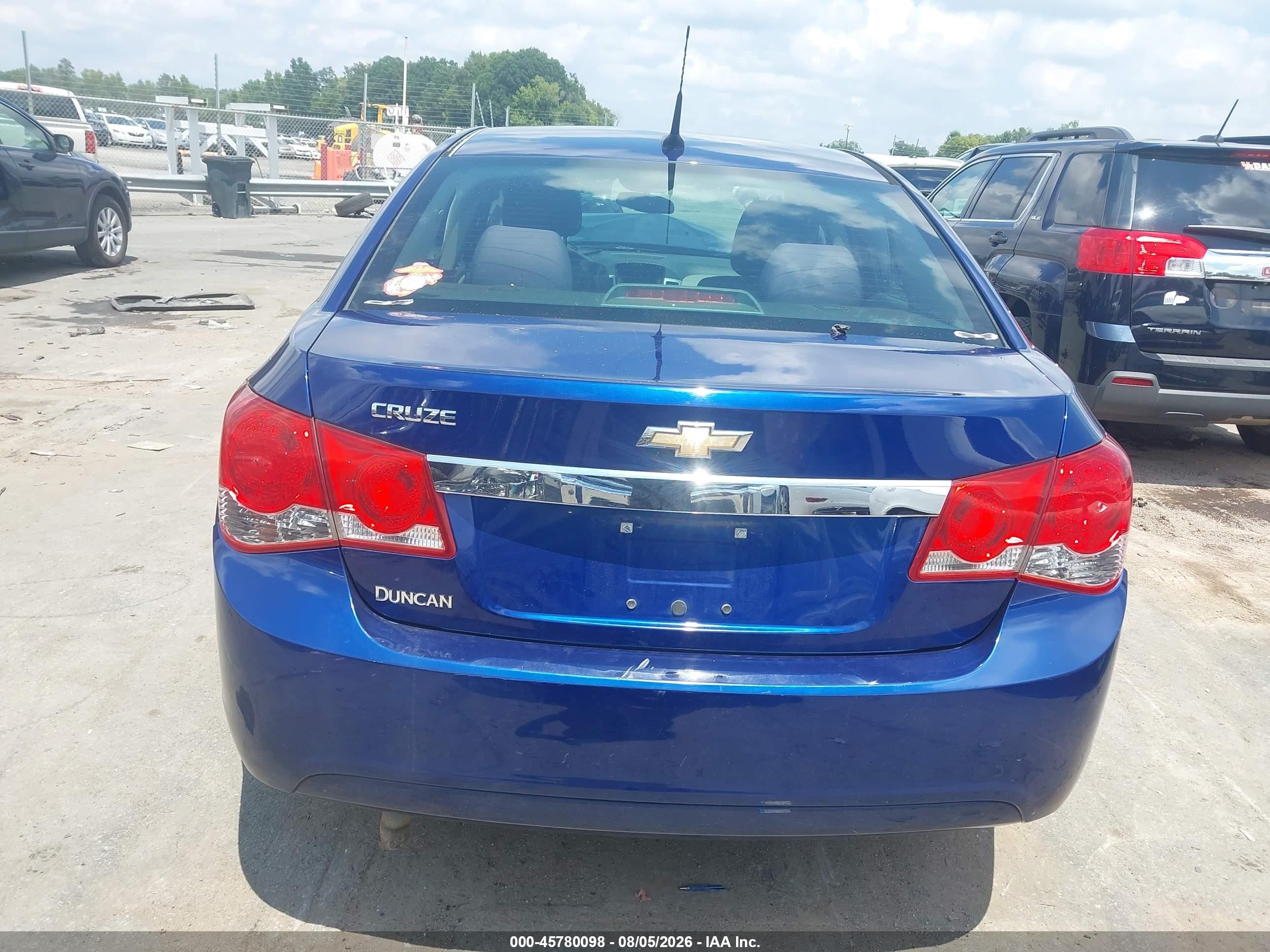 2013 Chevrolet Cruze Ls Auto Blue vin: 1G1PA5SG2D7198363