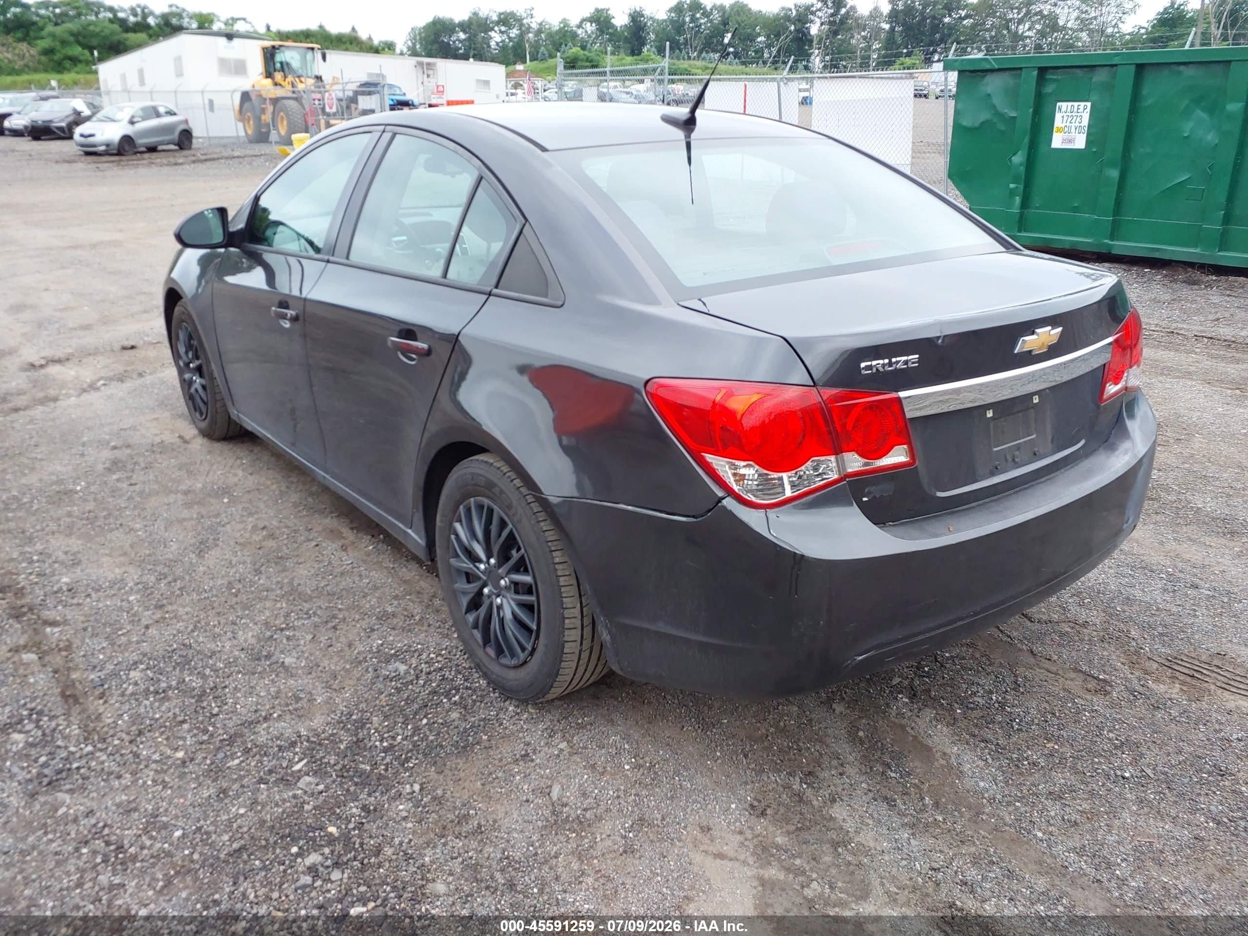 2014 Chevrolet Cruze Ls Auto Gray vin: 1G1PA5SG2E7480276
