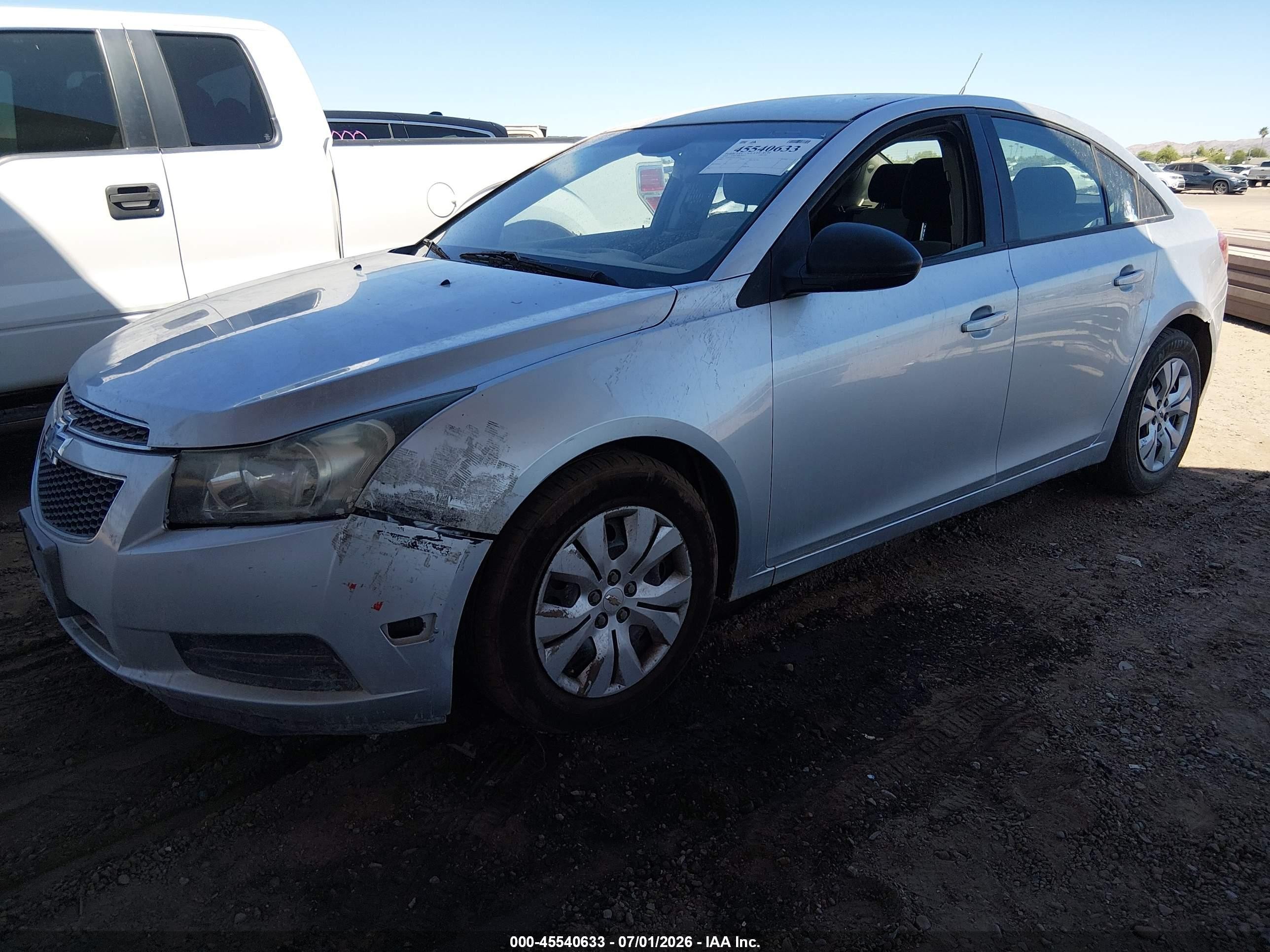 2014 Chevrolet Cruze Ls Auto Silver vin: 1G1PA5SG3E7218993