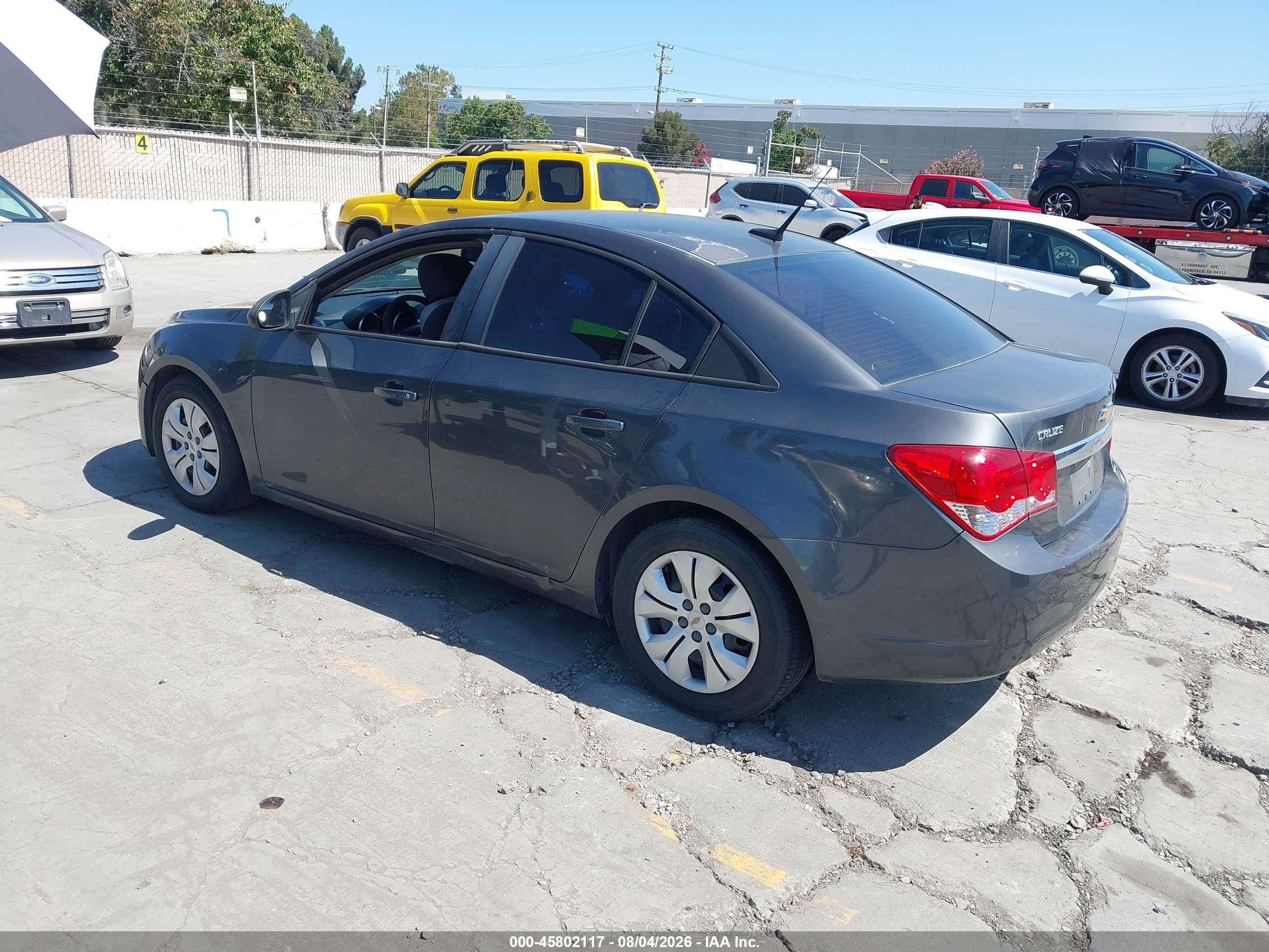2013 Chevrolet Cruze Ls Auto Gray vin: 1G1PA5SG4D7166241