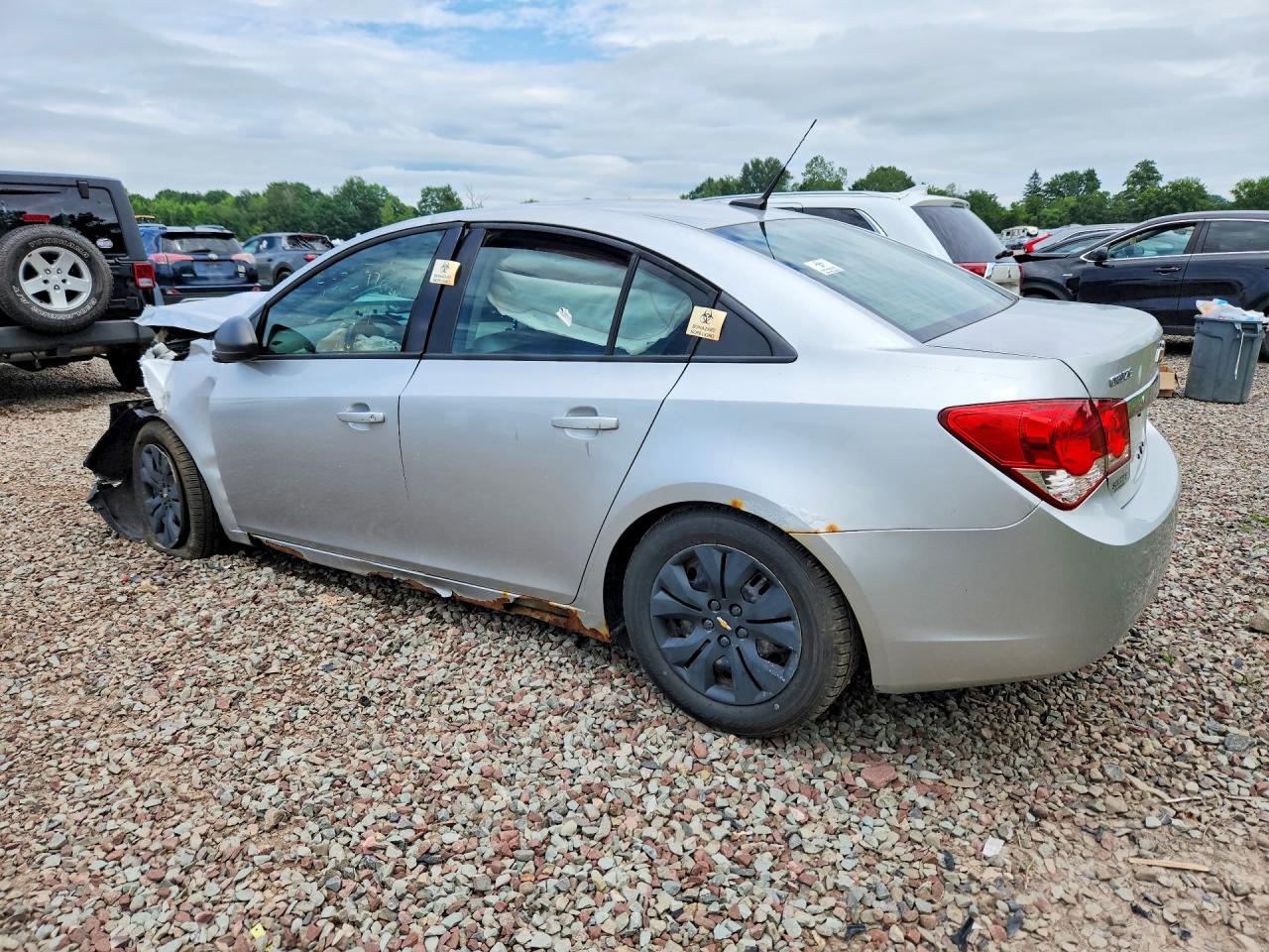 2014 Chevrolet Cruze Ls Silver vin: 1G1PA5SG4E7215567