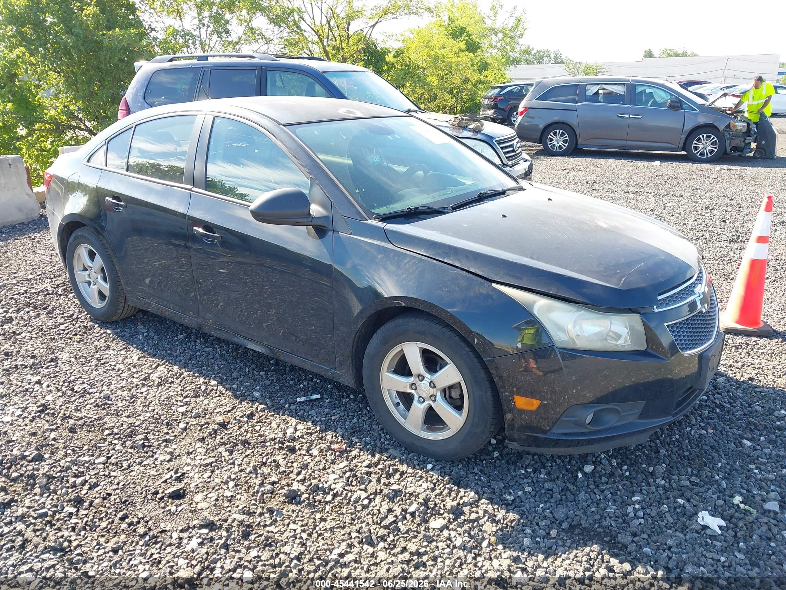 2013 Chevrolet Cruze Ls Auto Black vin: 1G1PA5SG5D7245207