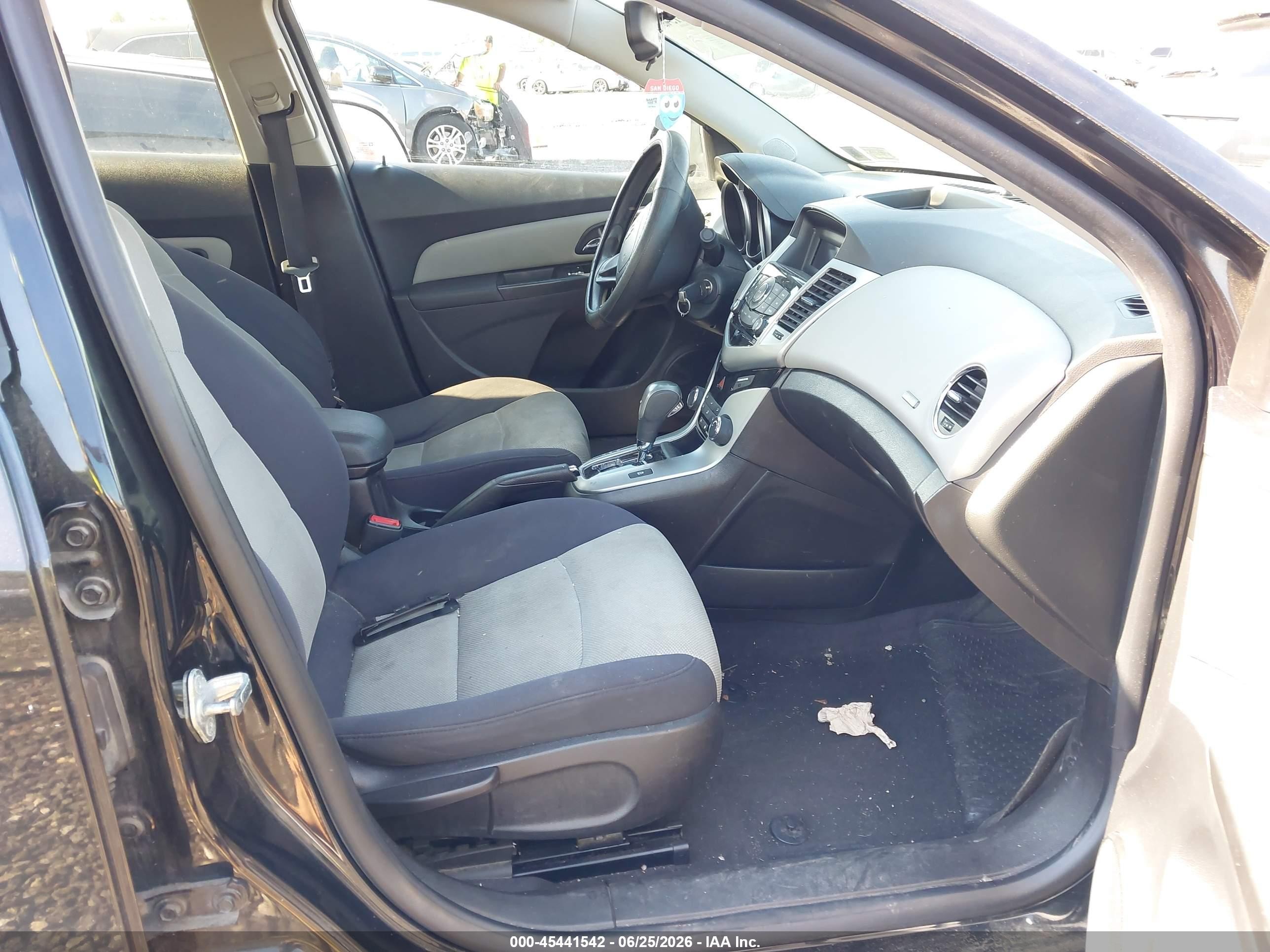2013 Chevrolet Cruze Ls Auto Black vin: 1G1PA5SG5D7245207