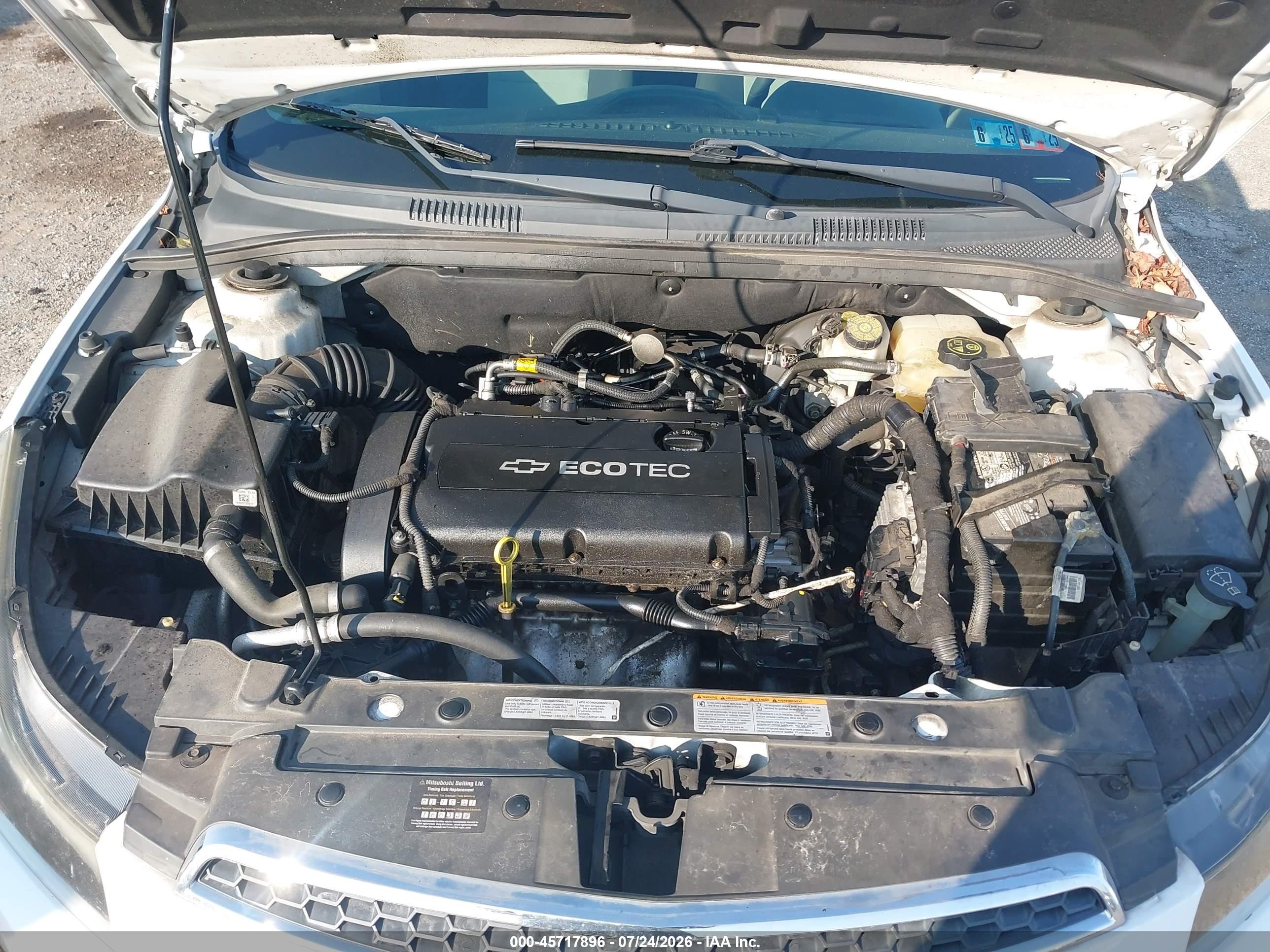 2013 Chevrolet Cruze Ls Auto Белый vin: 1G1PA5SG5D7309469