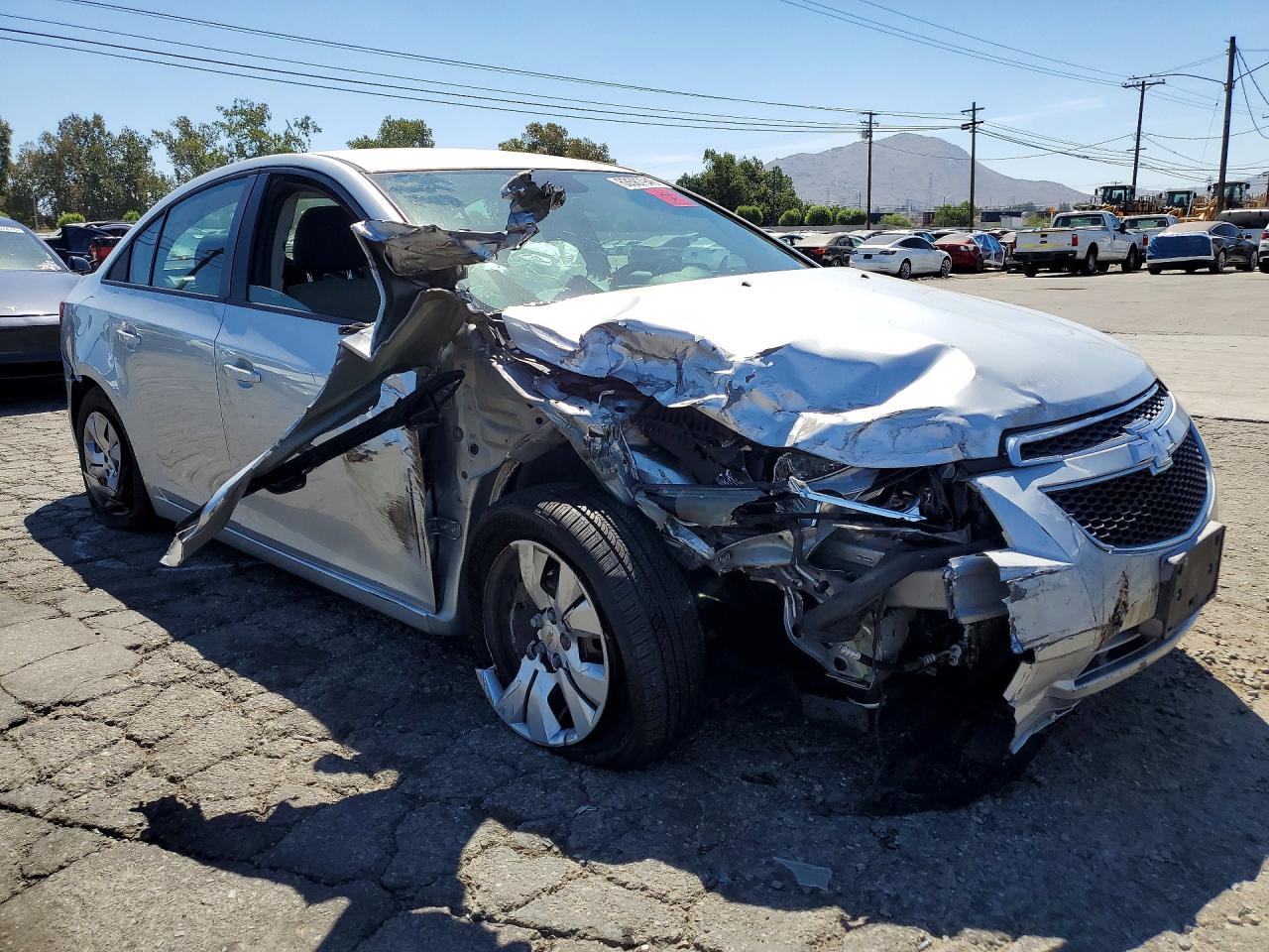2014 Chevrolet Cruze Ls Silver vin: 1G1PA5SG6E7348539