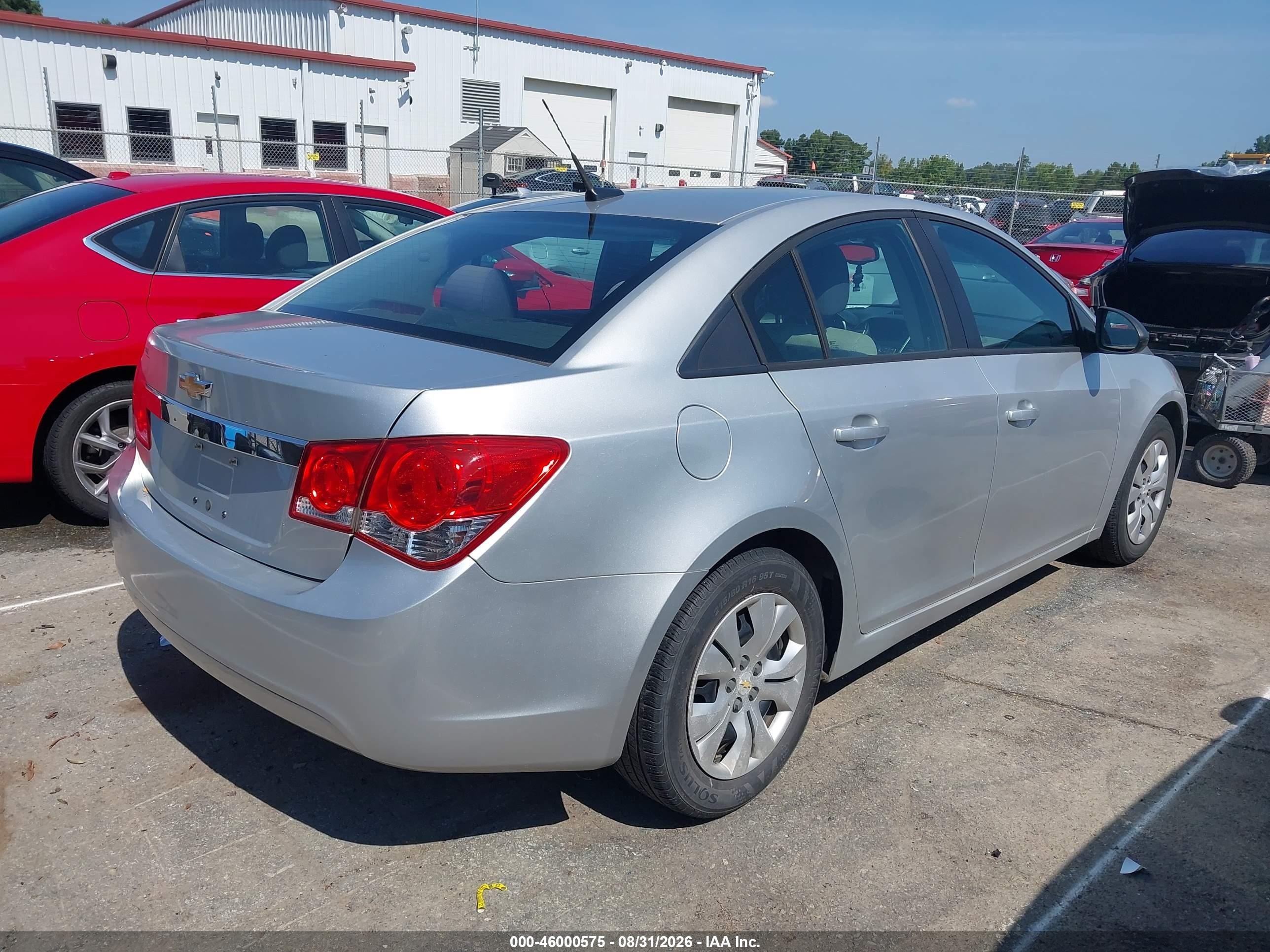 2013 Chevrolet Cruze Ls Auto Серебряный vin: 1G1PA5SG7D7246908