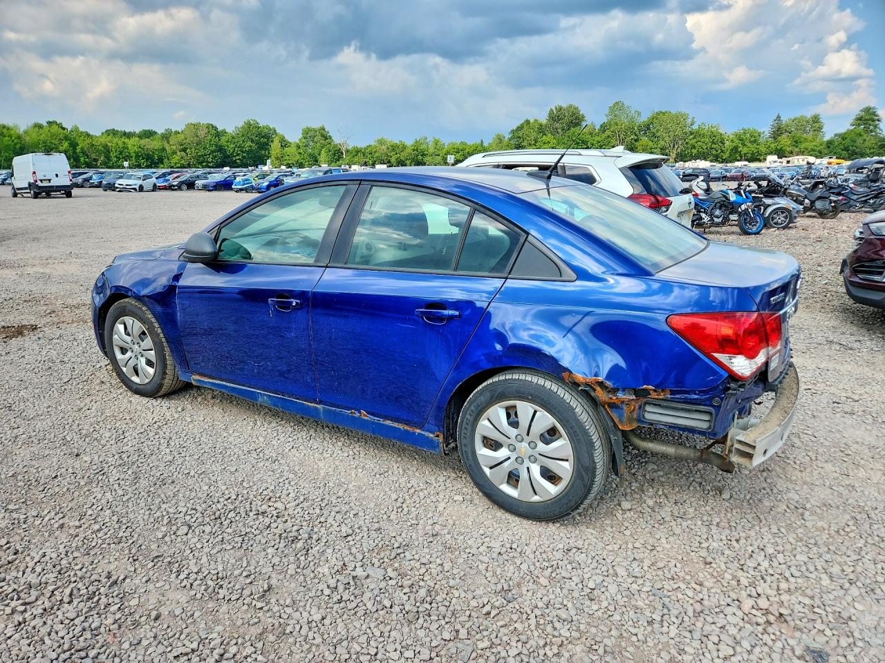 2013 Chevrolet Cruze Ls Blue vin: 1G1PA5SG8D7167652
