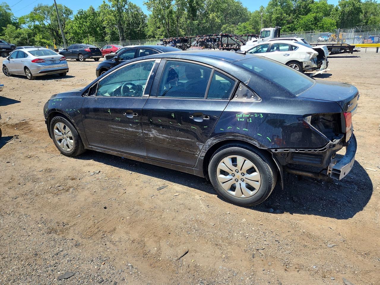 2014 Chevrolet Cruze Ls Black vin: 1G1PA5SG8E7204734