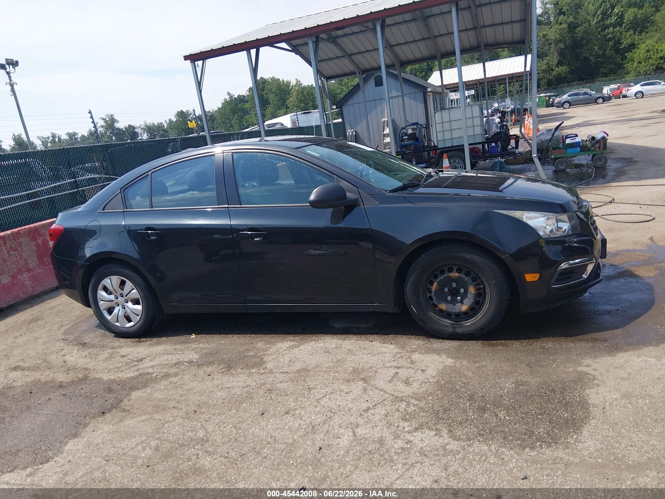2015 Chevrolet Cruze Ls Auto Black vin: 1G1PA5SG8F7300896