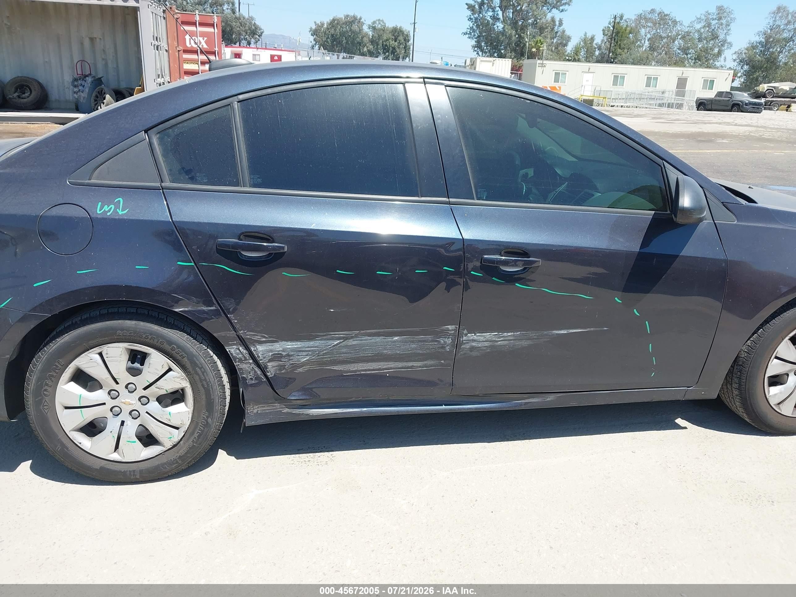 2015 Chevrolet Cruze Ls Auto Dark Blue vin: 1G1PA5SG9F7141693