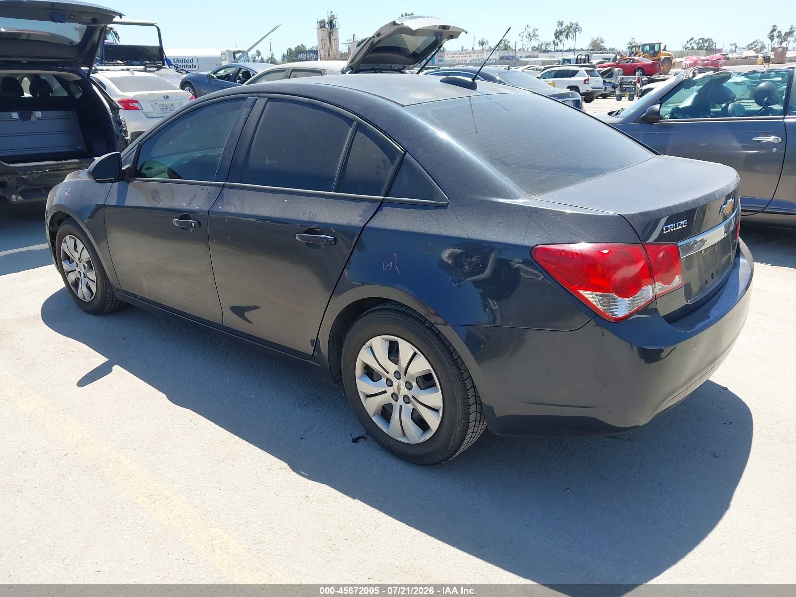 2015 Chevrolet Cruze Ls Auto Dark Blue vin: 1G1PA5SG9F7141693