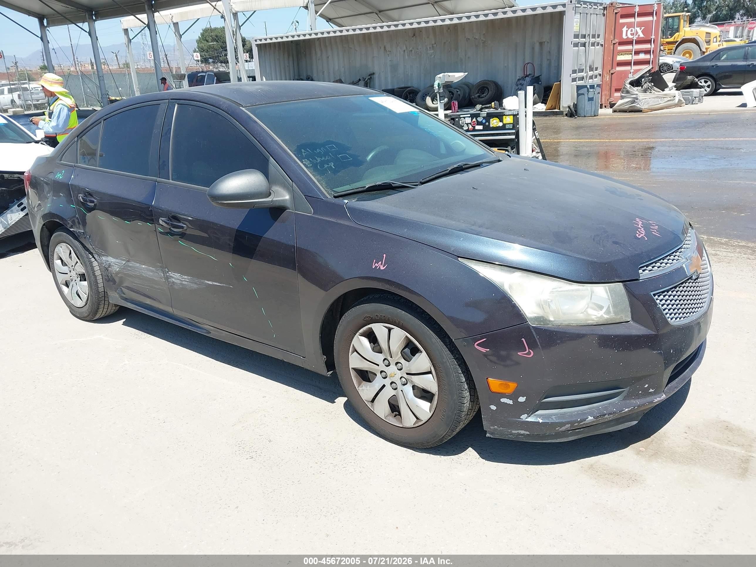 2015 Chevrolet Cruze Ls Auto Dark Blue vin: 1G1PA5SG9F7141693