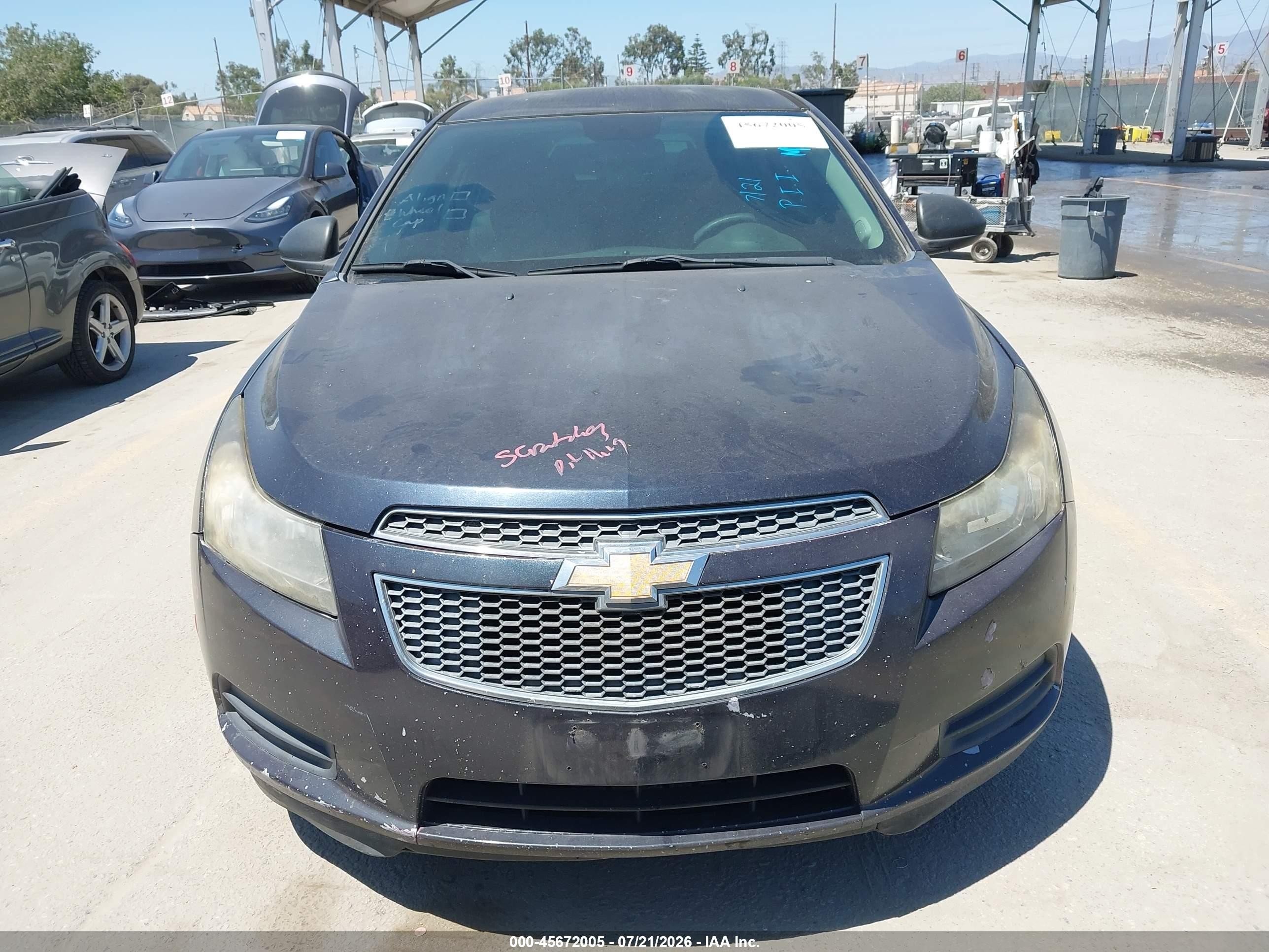 2015 Chevrolet Cruze Ls Auto Dark Blue vin: 1G1PA5SG9F7141693
